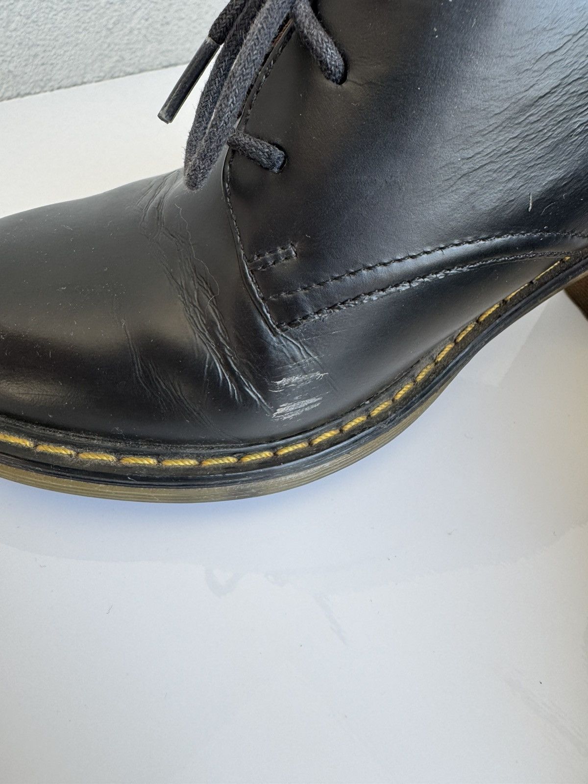 Dr. Martens Dr. Martens Women’s Black Leather Heeled Oxford Shoes Size US 6 / IT 36 - 7 Thumbnail