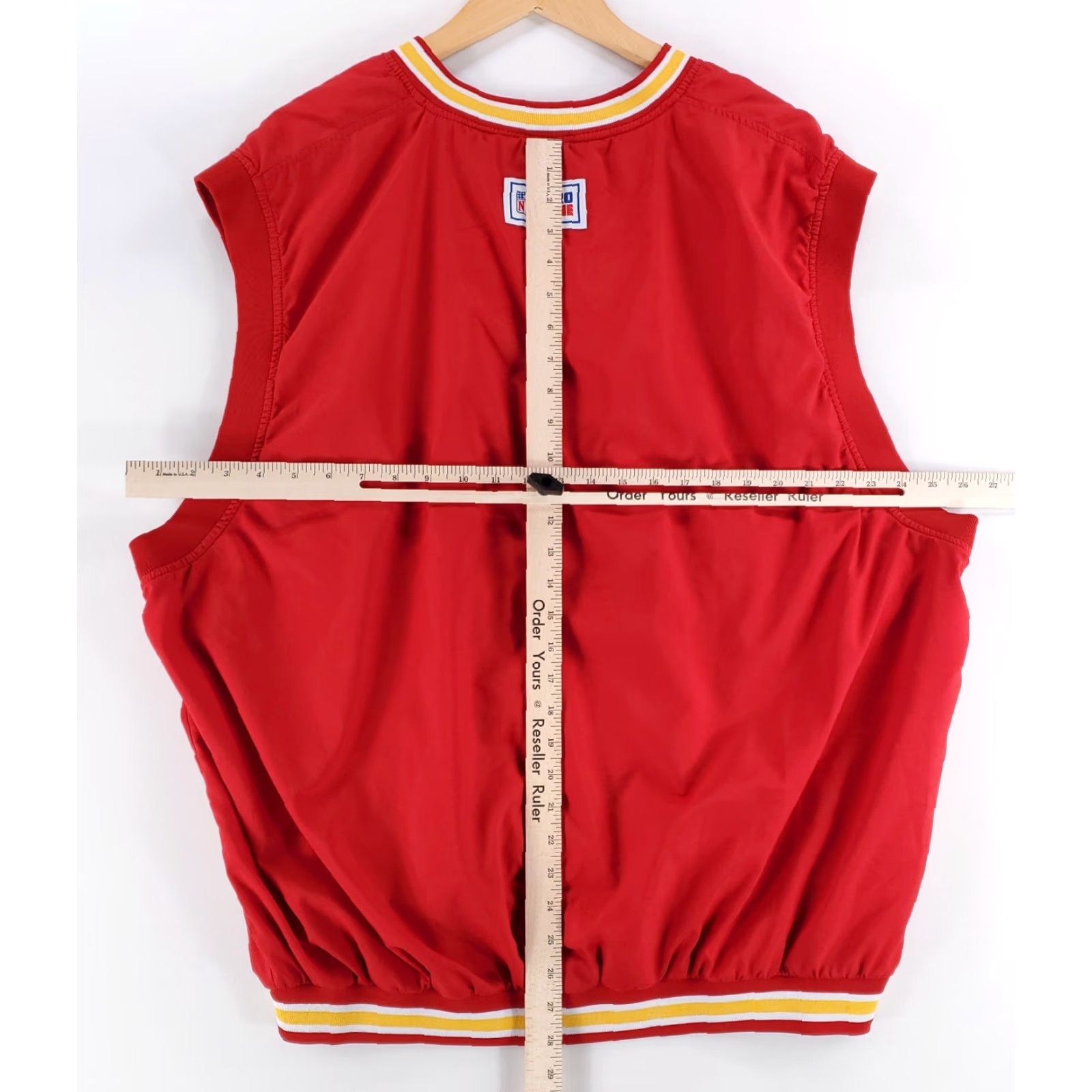 Reebok VINTAGE Kansas City Chiefs Reebok Proline Pullover Vest 80s 90s NFL Mens XXL Red Shirt Size US XXL / EU 58 / 5 - 4 Thumbnail