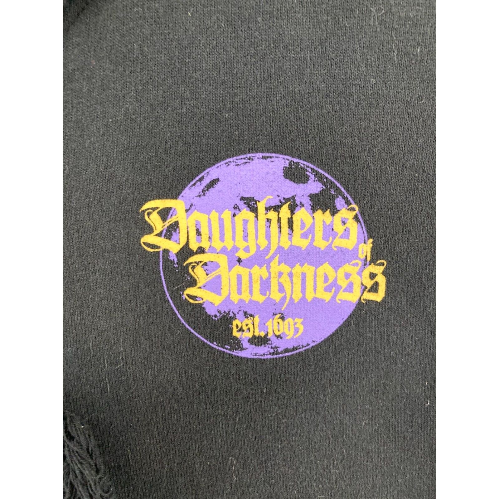 Disney Hocus Pocus Disney Womens Hoodie Small Bell Sleeve Daughters Of Darkness Size S / US 4 / IT 40 - 7 Thumbnail