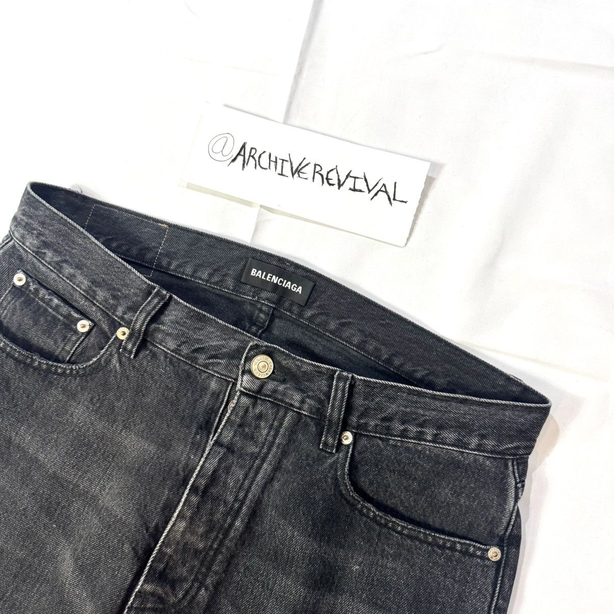 Balenciaga Balenciaga Year of the Tiger Denim Jeans Size US 30 / EU 46 - 2 Thumbnail