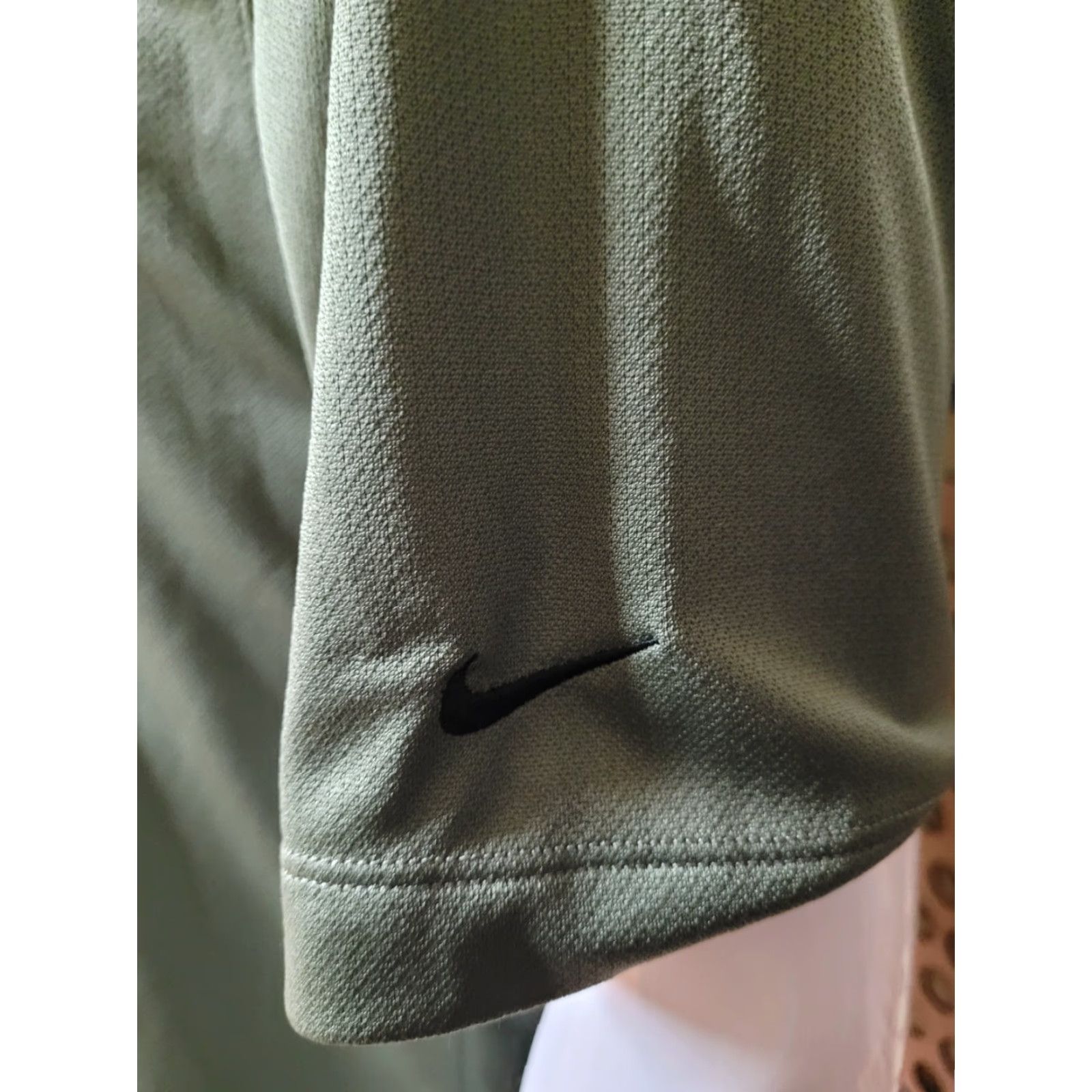 Nike NIKE Dri-FIT Polo Shirt Golf Nike Shirt Golf Dri-FIT 100% Polyester Medium Green Logo Embroidered VA-LAKELAND Golf Club Mens Polo Shirt Size US M / EU 48-50 / 2 - 3 Thumbnail