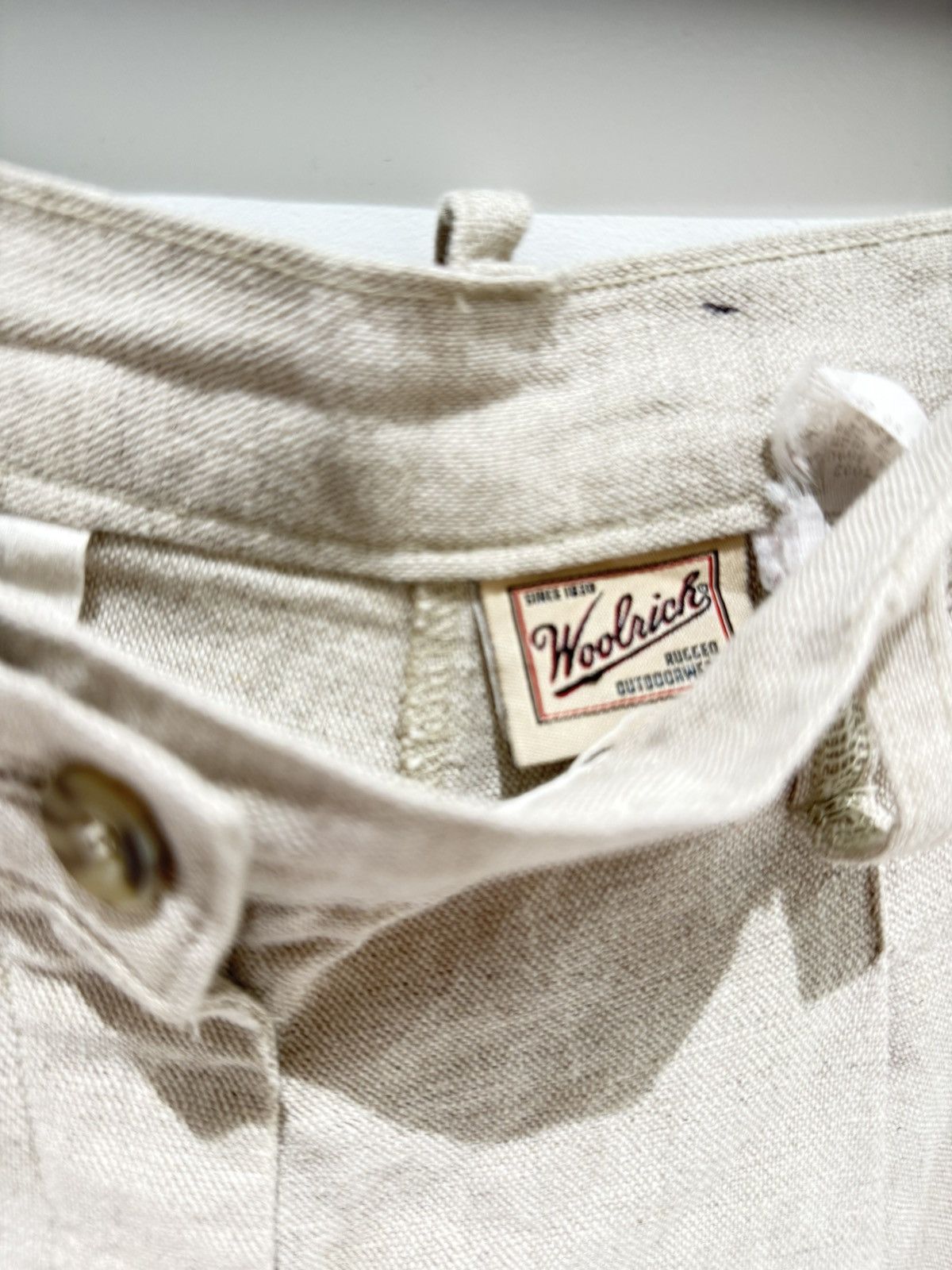 Woolrich Woolen Mills Vintage Woolrich Linen/Cotton Shorts Size 27" / US 4 / IT 40 - 3 Thumbnail