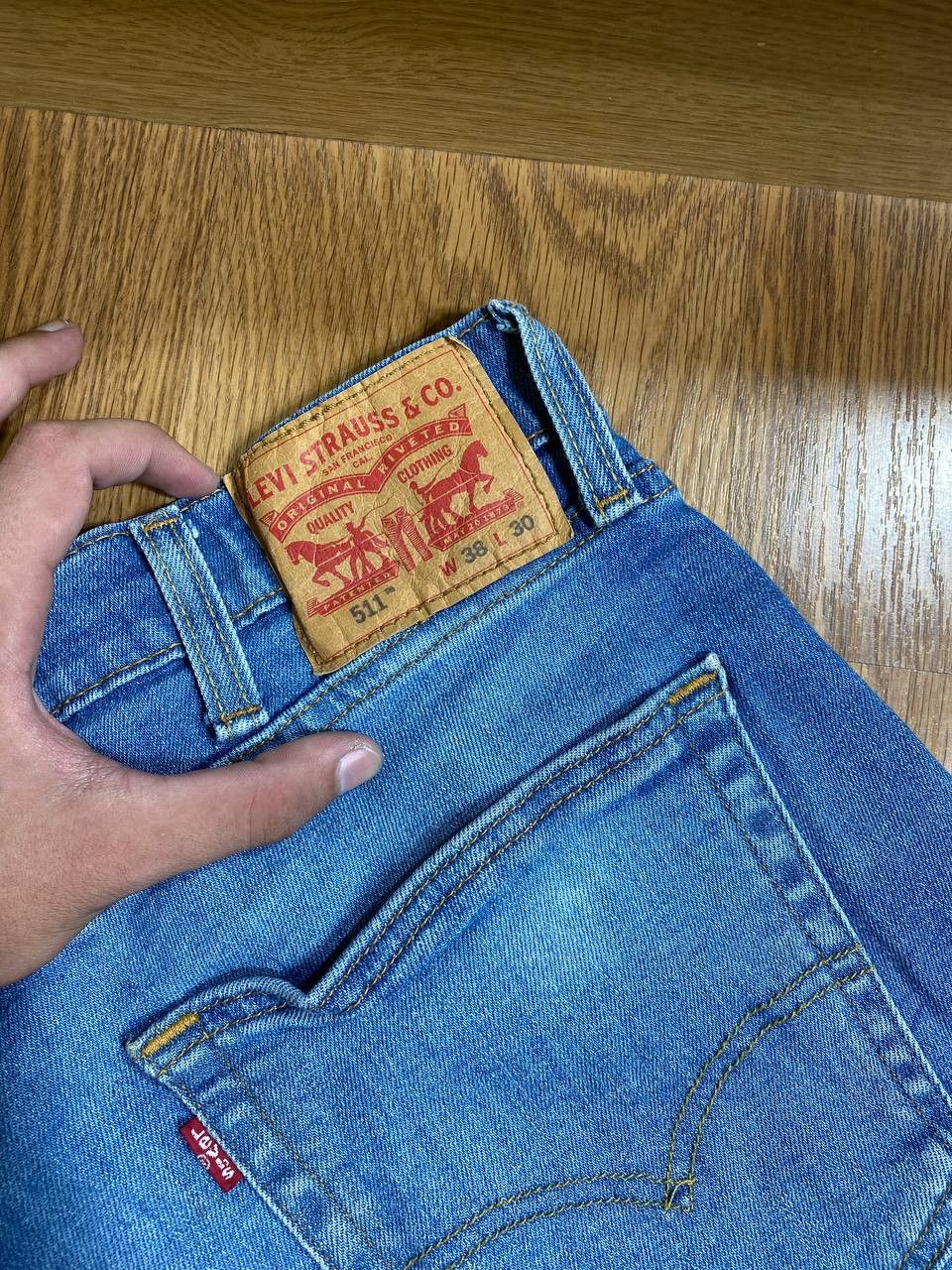 Levi's 90s Levis 501 Button Fly Jeans Size US 38 / EU 54 - 3 Thumbnail