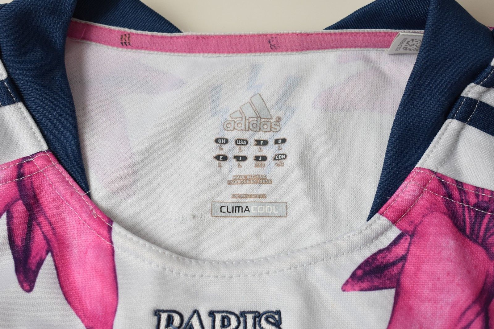 Adidas adidas Stade Francais Paris SF 2011-2012 Rugby Jersey SIZE L Size US L / EU 52-54 / 3 - 6 Thumbnail