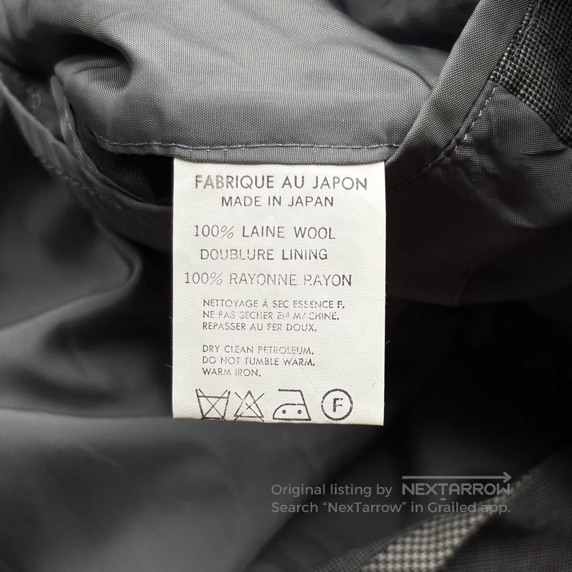 Yohji Yamamoto Yohji Yamamoto 92ss Gray Houndstooth Suit. Size US S / EU 44-46 / 1 - 7 Thumbnail