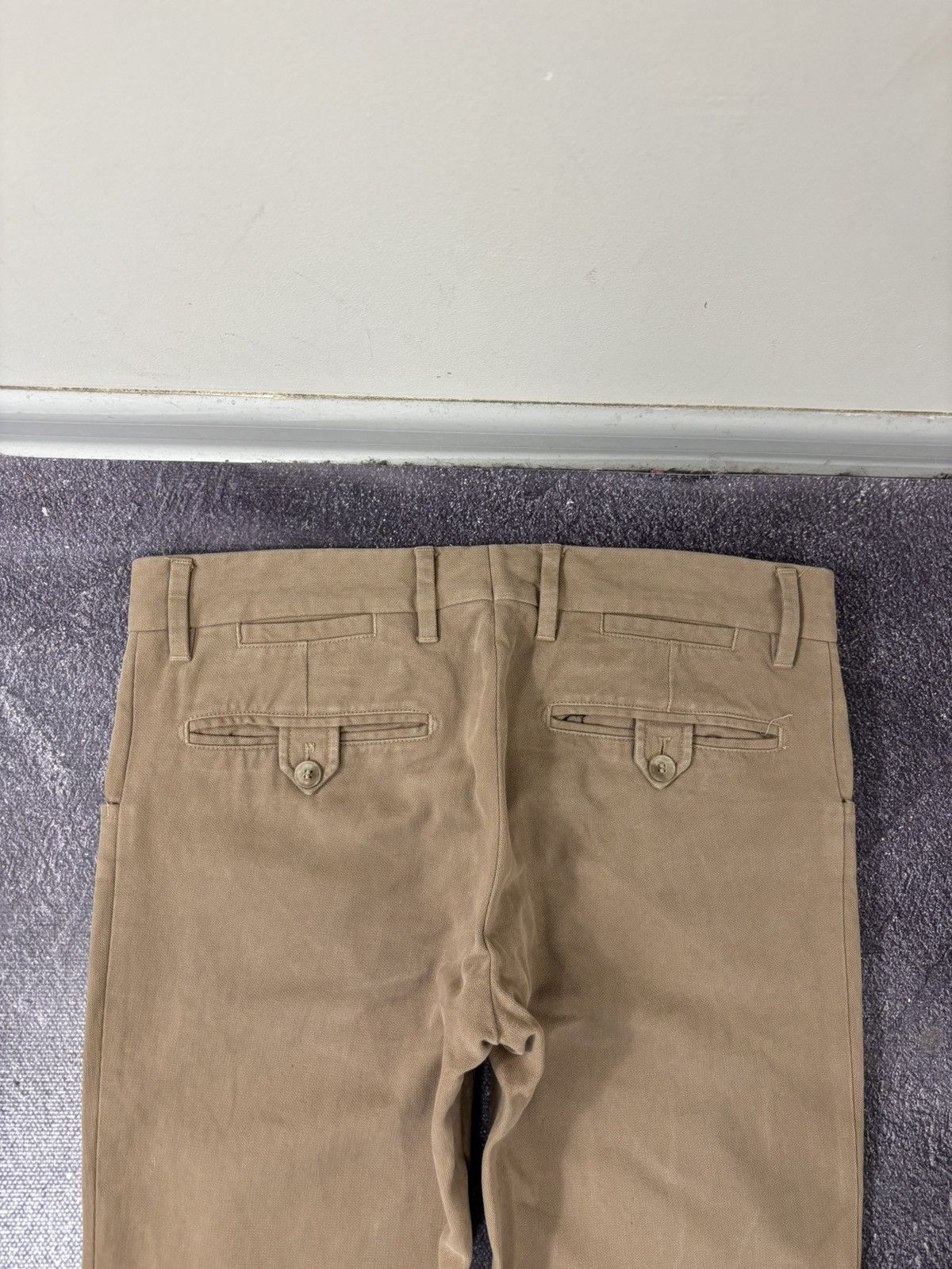 Dolce & Gabbana Dolce & Gabanna Women's Ivory Straight Fit Chino Pants Size 30" / US 8 / IT 44 - 15 Thumbnail