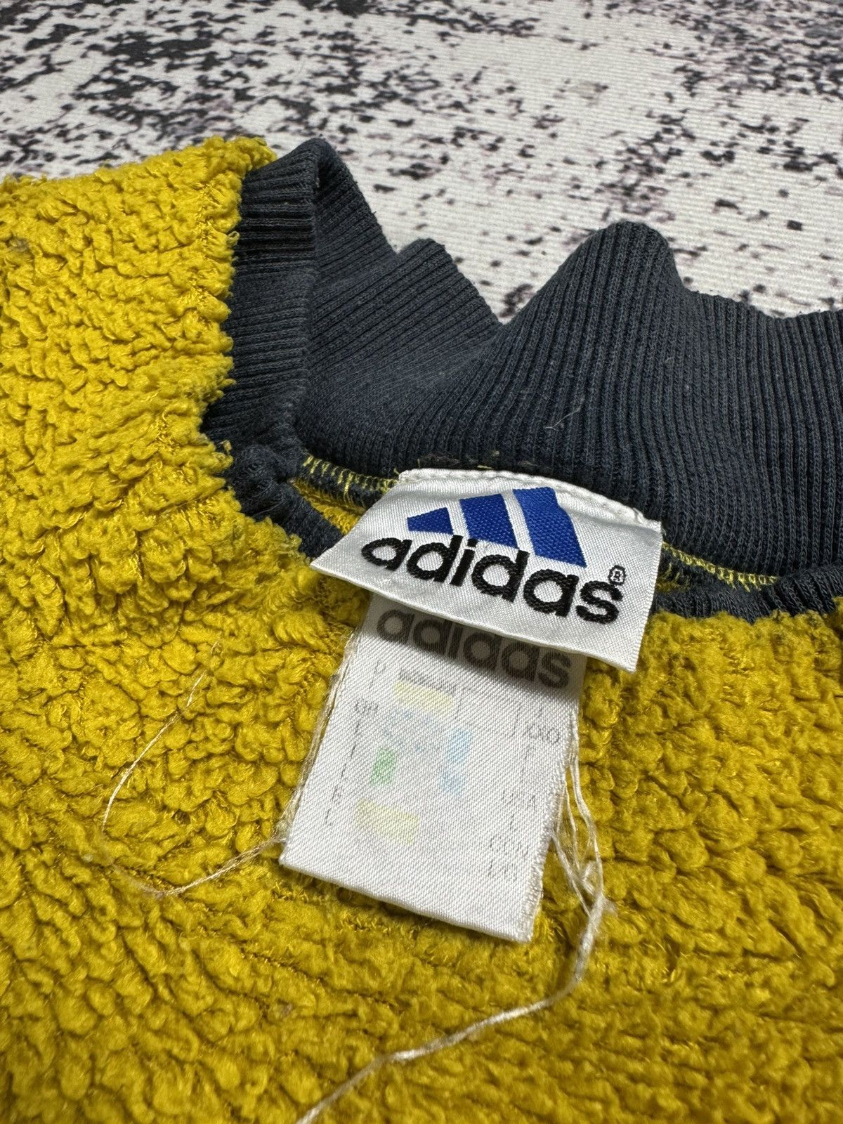 Adidas × Equipment × Vintage Rare Vintage Adidas Adventure Fleece Sweater sherpa pullover Size US L / EU 52-54 / 3 - 5 Thumbnail
