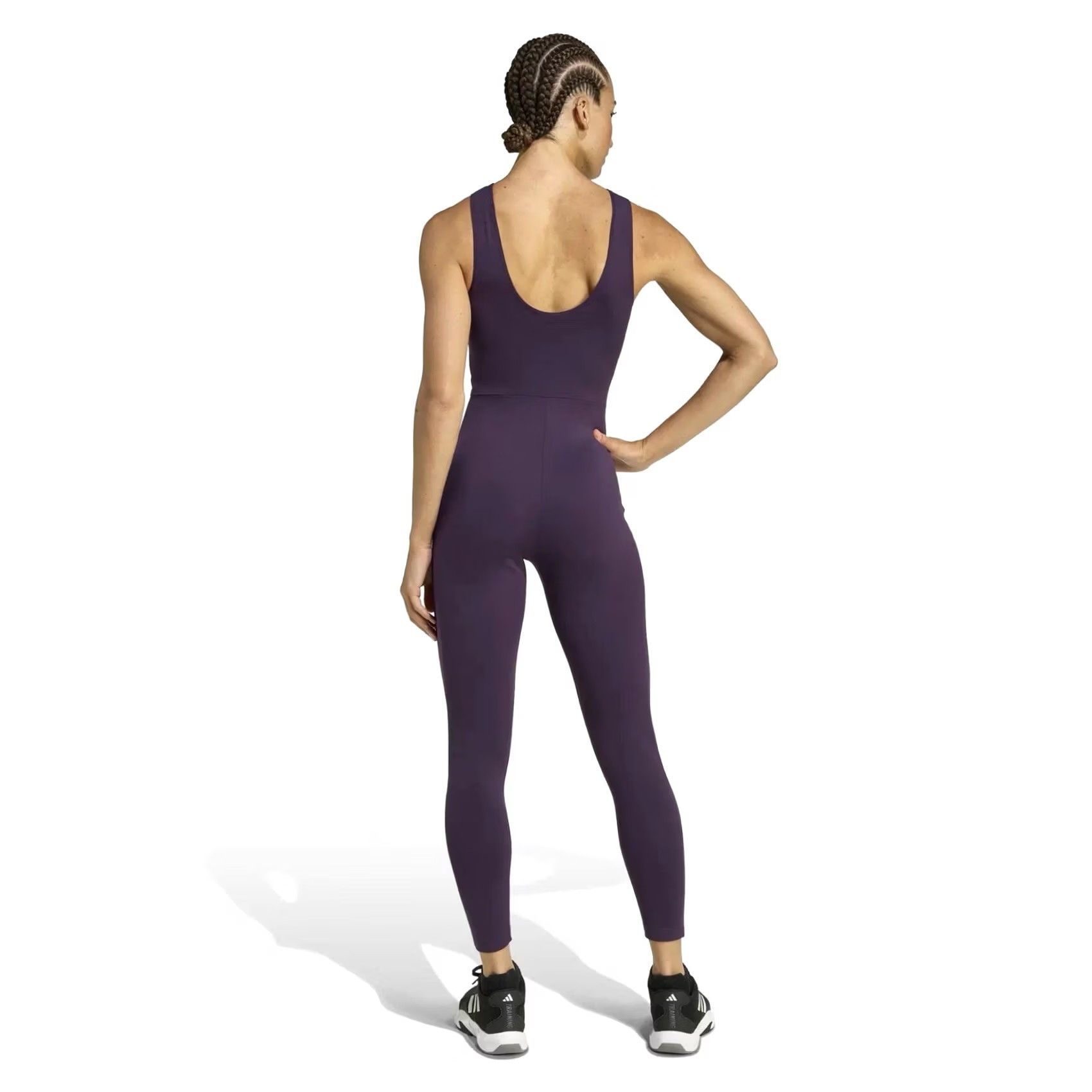 Adidas Adidas Motion Bodysuit Womens L Purple Aeroready One Piece Size L / US 10 / IT 46 - 2 Thumbnail