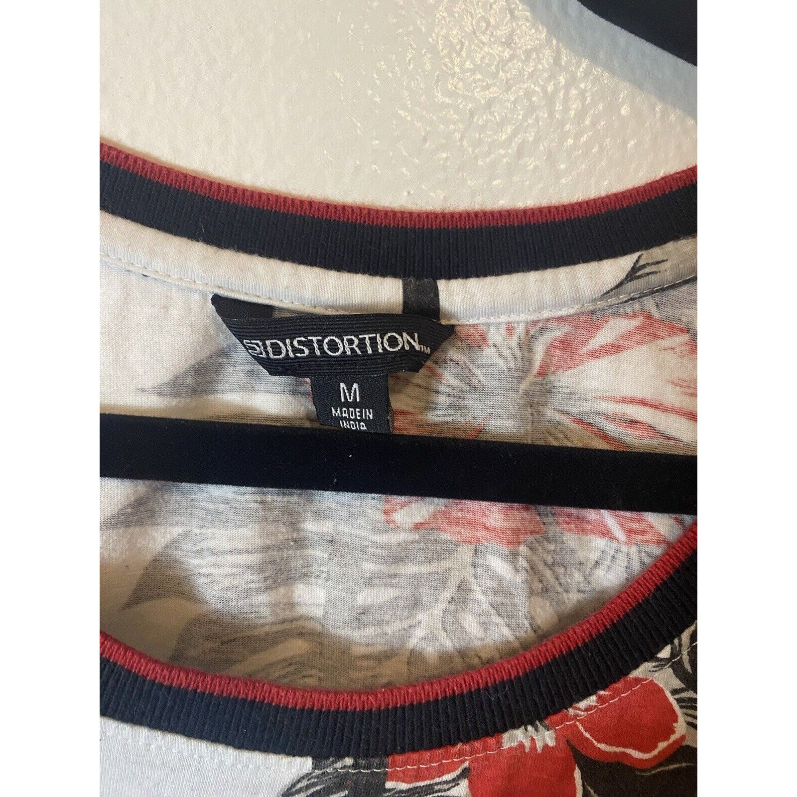 & Other Stories MENS HAWAIIAN FLORAL TEAL BLUE RED TANK TOP T-SHIRT SIZE M Size US M / EU 48-50 / 2 - 4 Thumbnail
