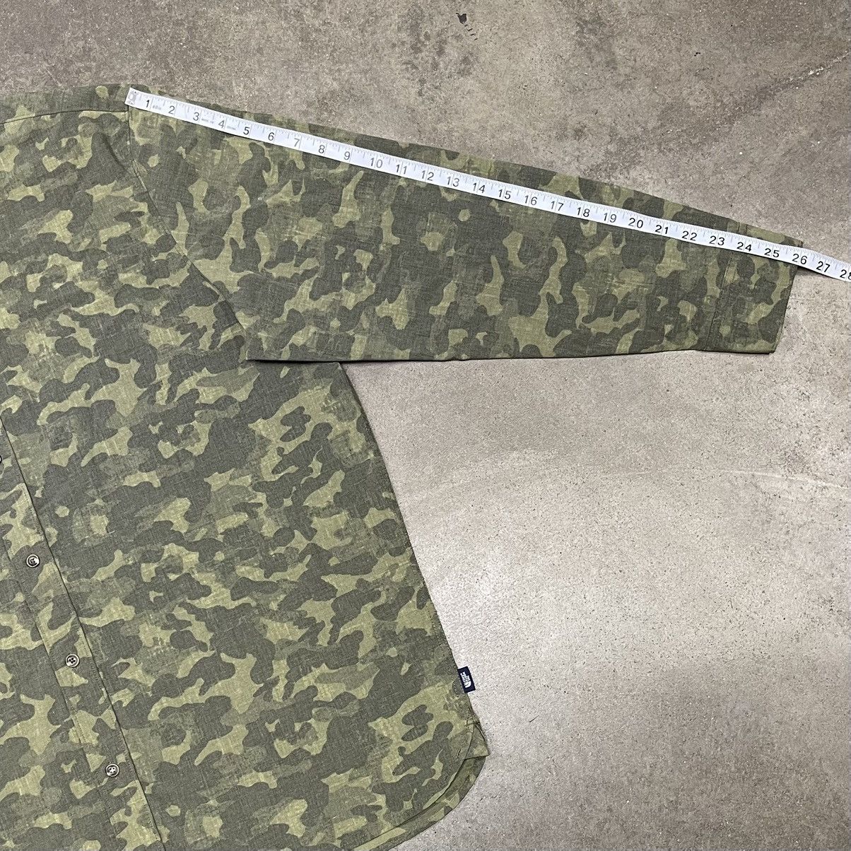 The North Face The North Face Camo Button Up Long Sleeve Shirt Size US XXL / EU 58 / 5 - 7 Thumbnail