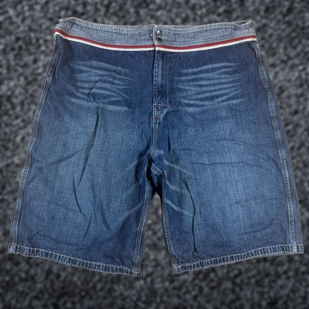 Polo Ralph Lauren VINTAGE Polo Ralph Lauren Denim Cargo Jorts Shorts Jeans 2XL 38 Medium Wash Blue Mens Jeans Shirt Size US XXL / EU 58 / 5 - 1 Thumbnail
