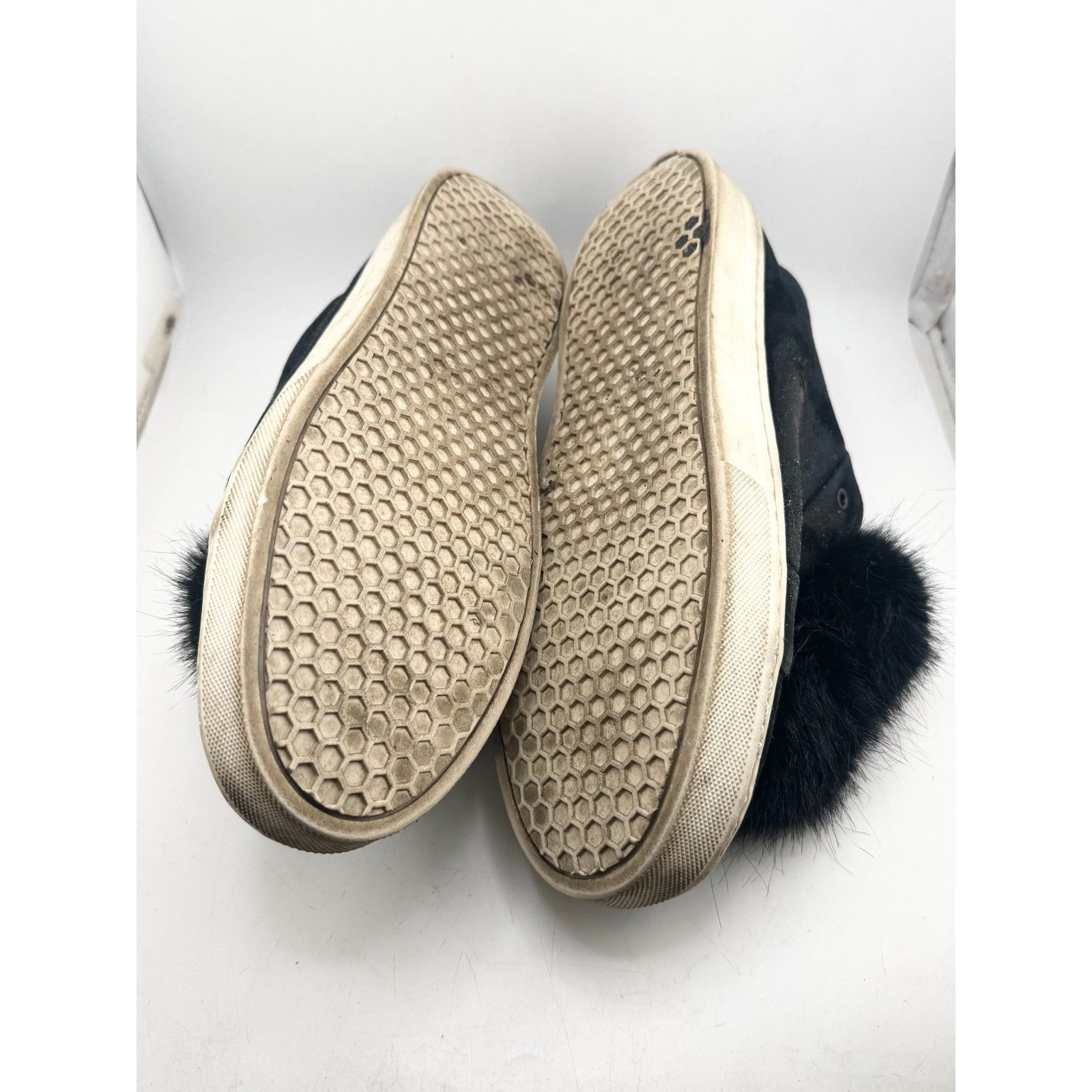 Sam Edelman Sam Edelman Leya black Sneakers shoes faux fur pom pom Women Size US 11 / IT 41 - 9 Thumbnail
