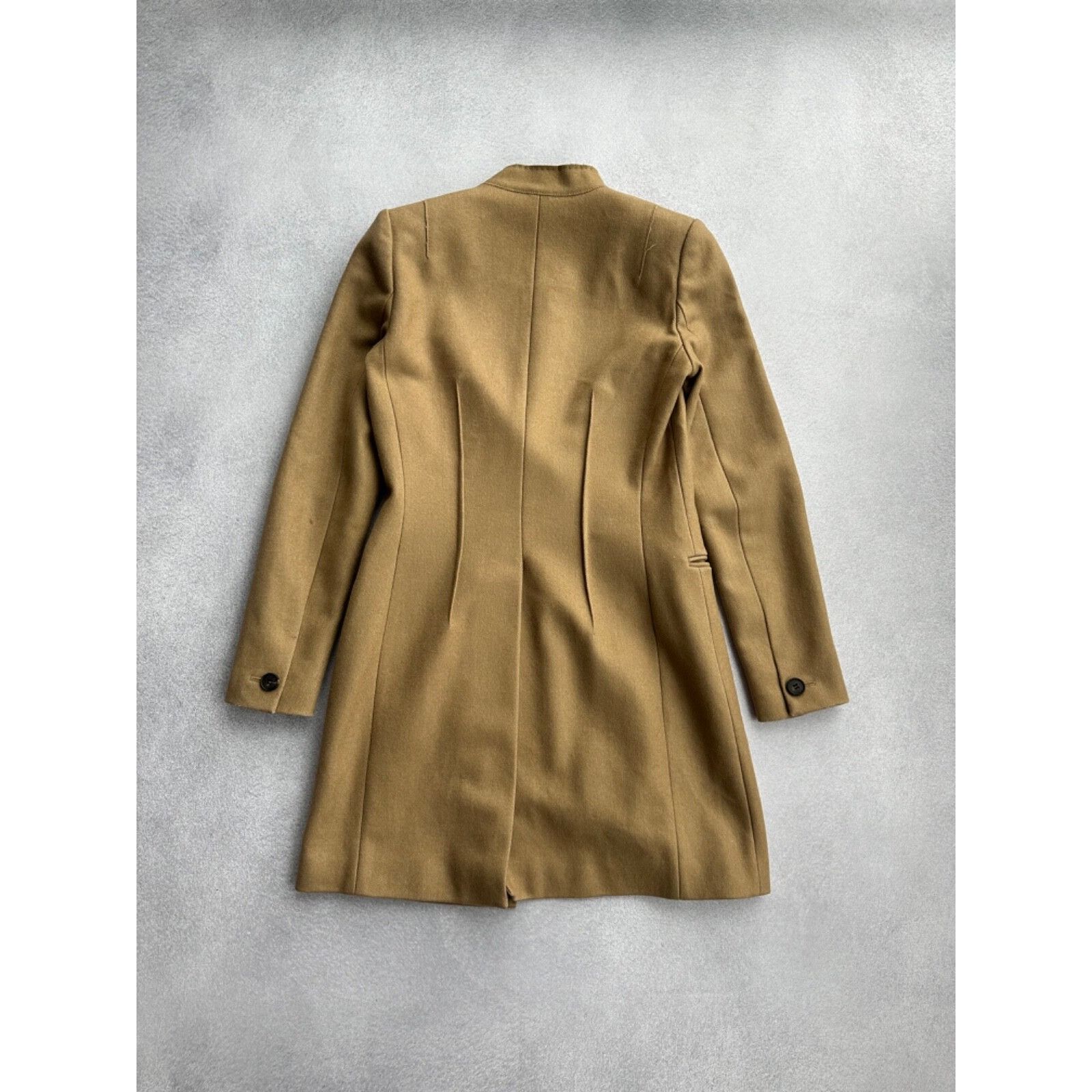 Allsaints All Saints Woman Leni One Button Beige Coat Size XS / US 0-2 / IT 36-38 - 8 Thumbnail