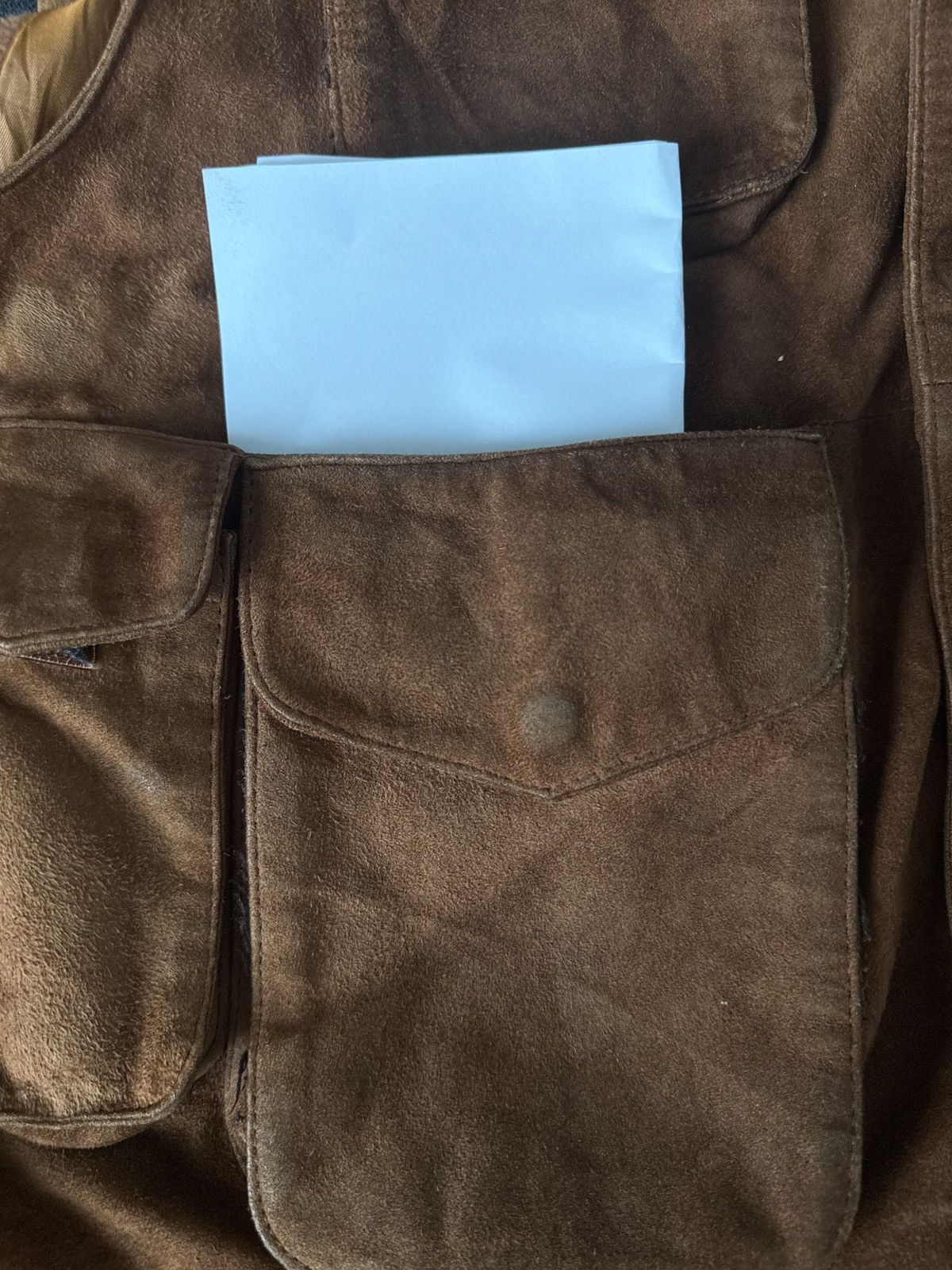 John Galliano VINTAGE GALLIANO MONTE CARLO LEATHER VEST MULTI POCKET Size US L / EU 52-54 / 3 - 8 Thumbnail