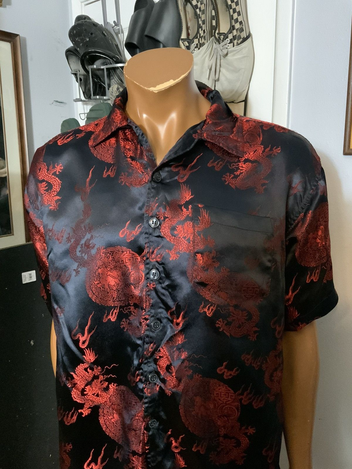 Vintage Y2K Street Culture Dragons Squirrel Oriental Asian Shirt Size US L / EU 52-54 / 3 - 11 Thumbnail