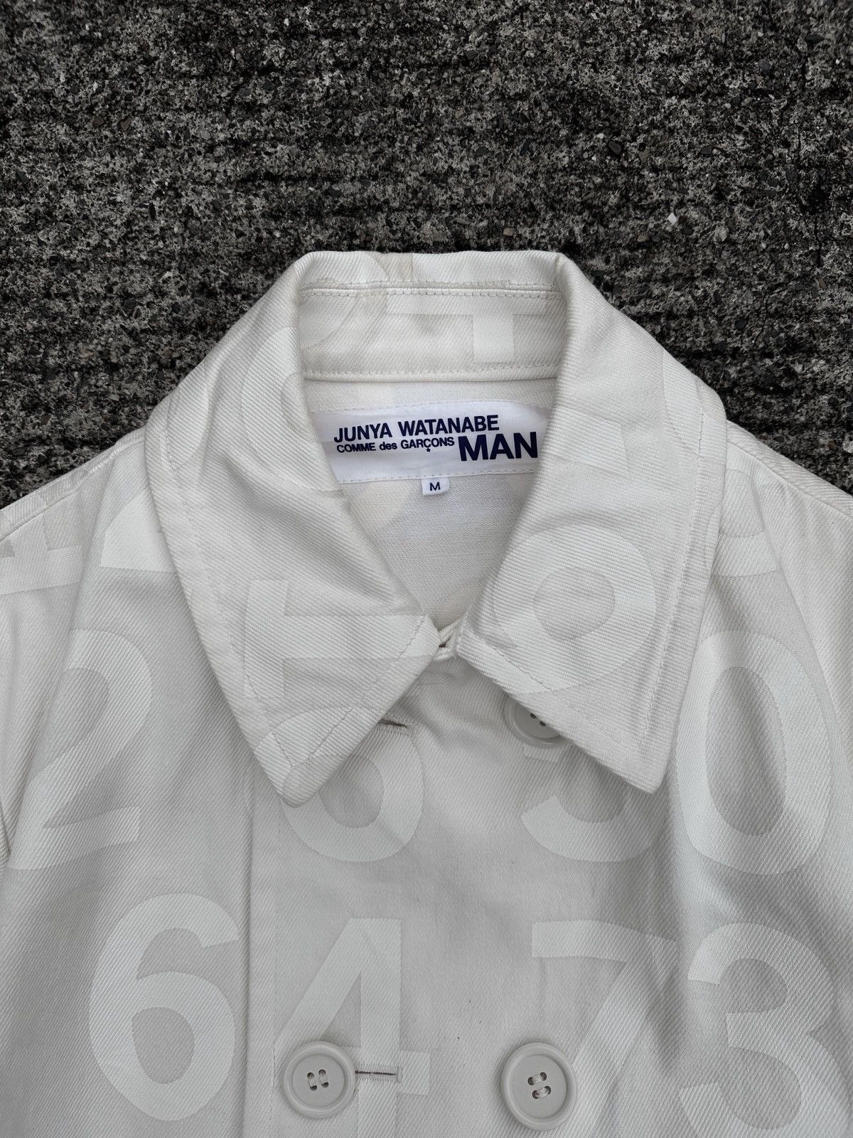 Comme des Garcons × Junya Watanabe Junya Watanabe AD2002 Numbers Allover Printed Jacket Size US M / EU 48-50 / 2 - 6 Thumbnail