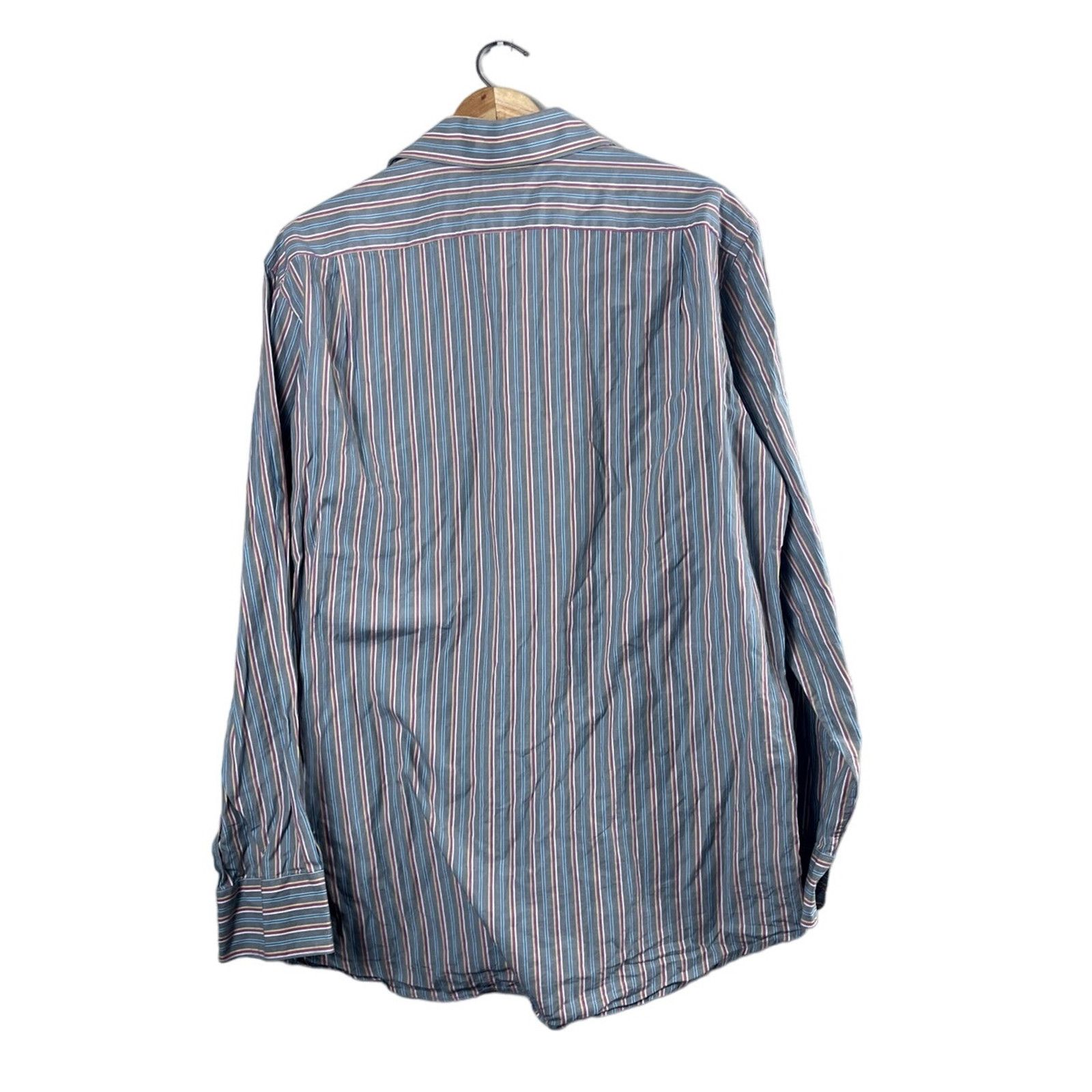 Lacoste Men's Colorful Striped Lacoste Button Up Shirt 42 Size US L / EU 52-54 / 3 - 4 Thumbnail