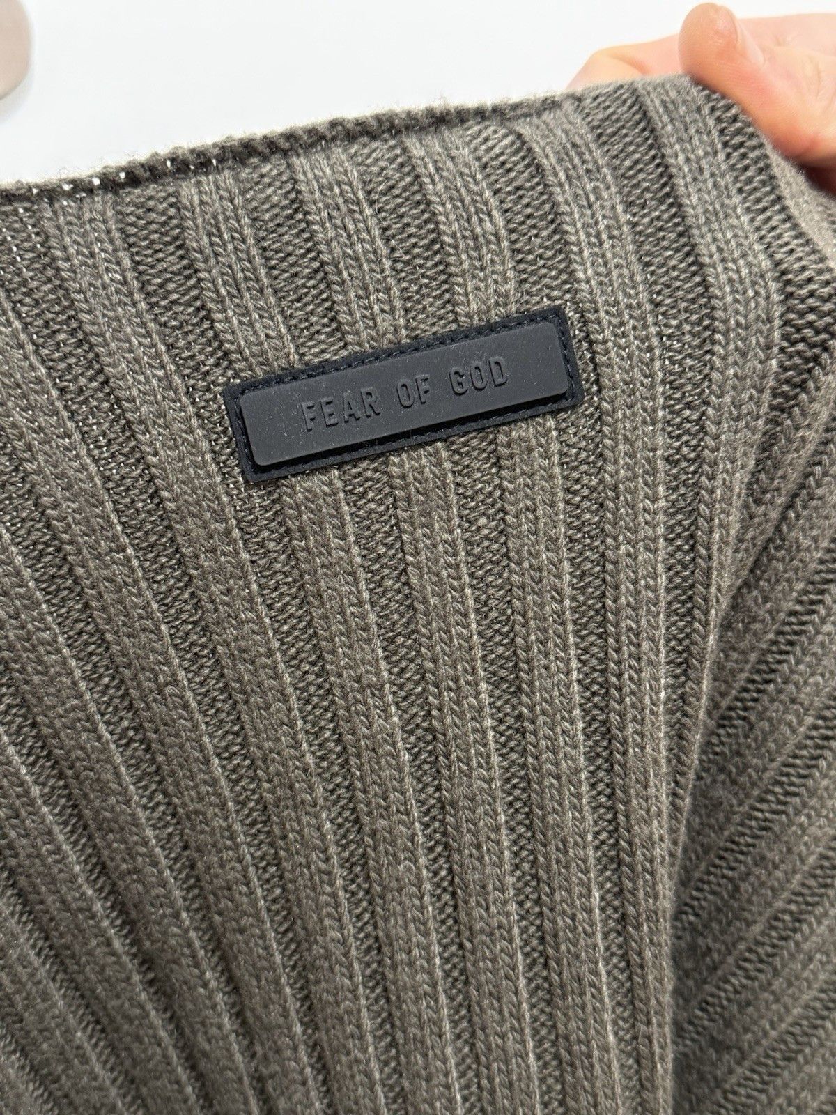 Fear of God Fear of God Essentials Ink Mens Sweater Oversized Ribbed Size US S / EU 44-46 / 1 - 10 Thumbnail