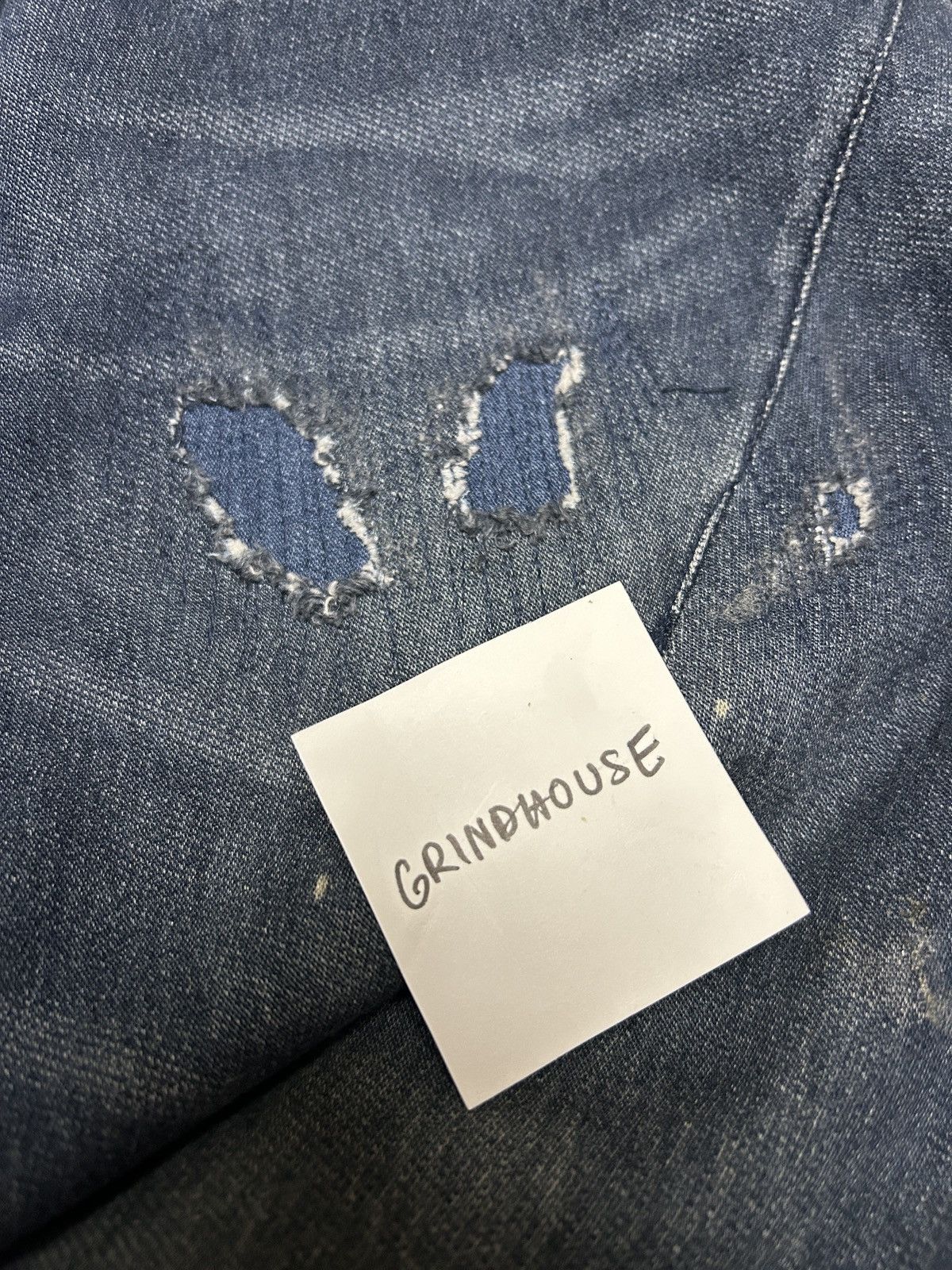 Number (N)ine Darted Terry Denim Size US 30 / EU 46 - 13 Thumbnail