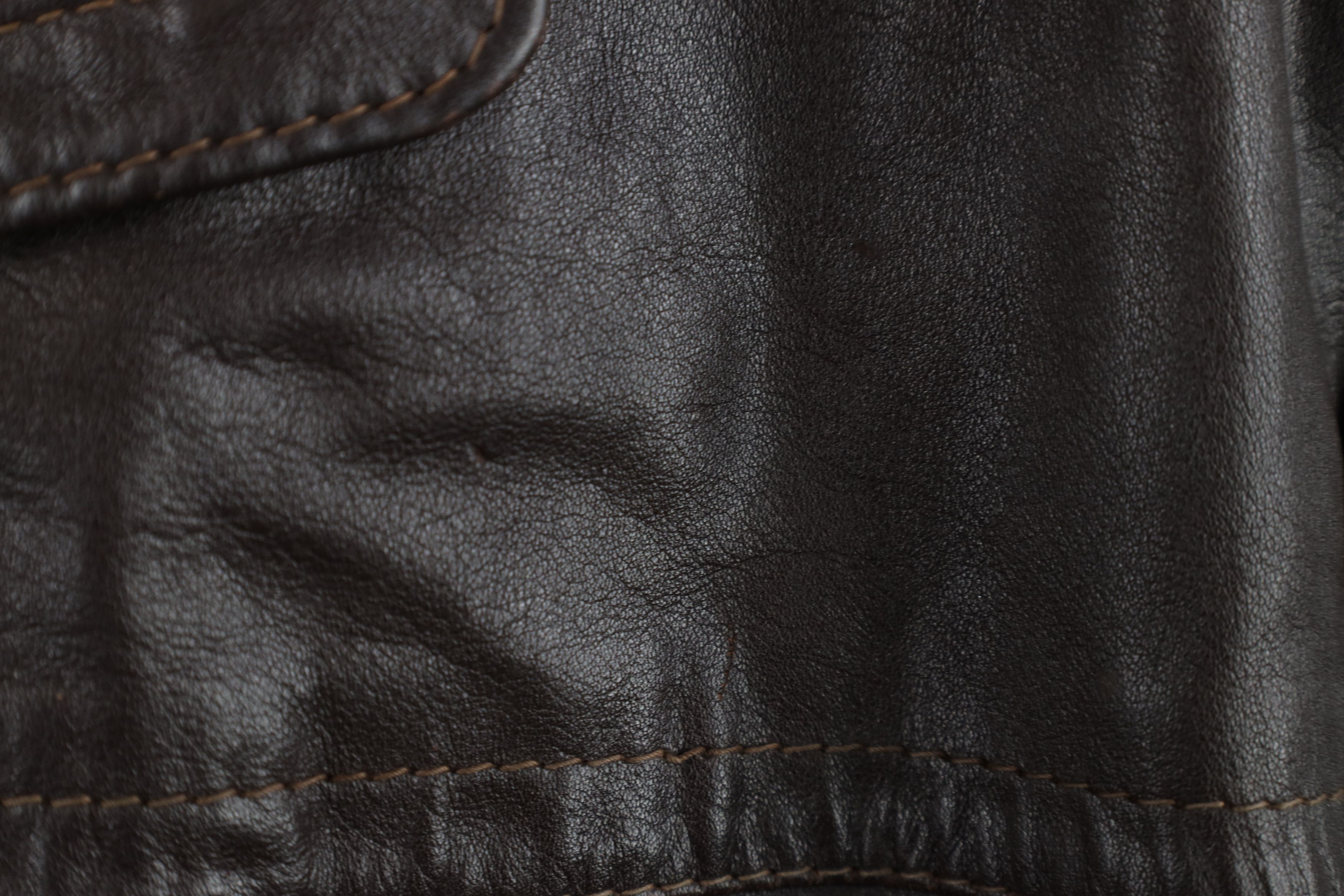 Vintage Vintage 60s 70s Streetwear Leather Full Button Jacket Size US M / EU 48-50 / 2 - 4 Thumbnail