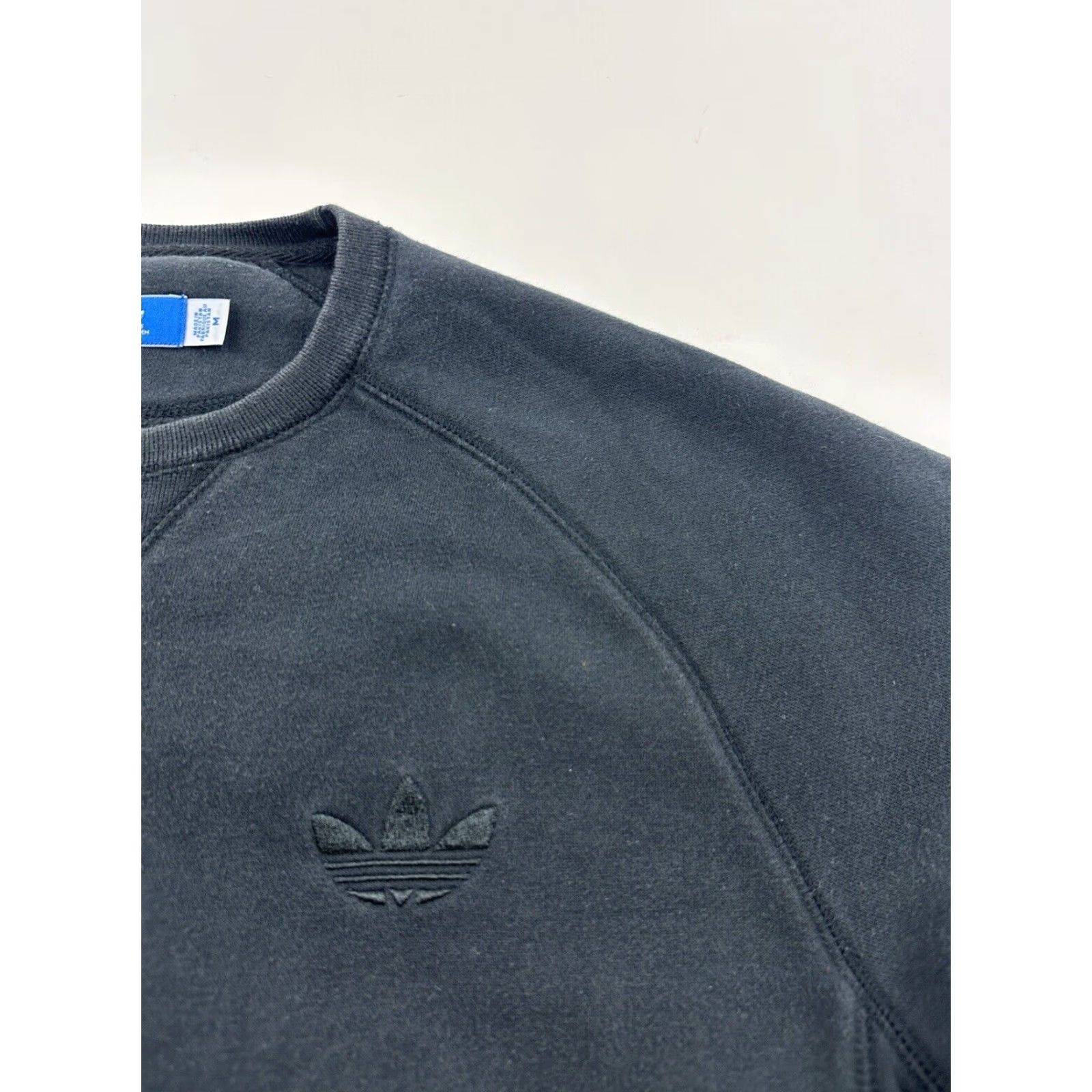 Adidas Adidas Mens Crew Neck Pullover Sweatshirt Black Medium New York Size US M / EU 48-50 / 2 - 4 Thumbnail