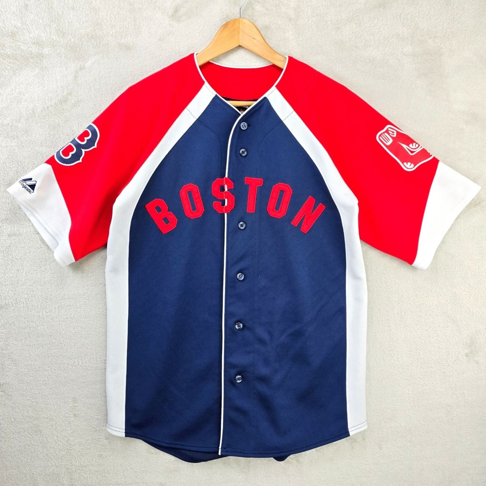 Majestic Boston Red Sox Jersey Carl Yastrzemski Mens Sm Cooperstown Size US S / EU 44-46 / 1 - 1 Thumbnail