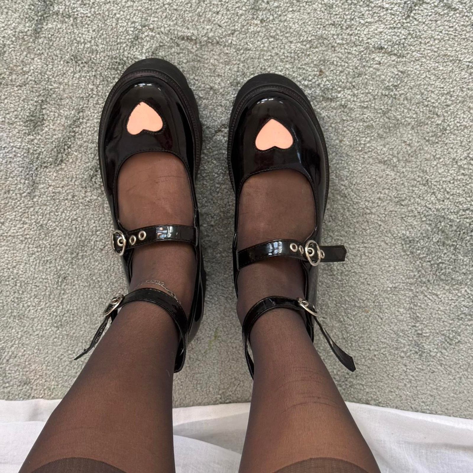 Other ✿ chunky platform mary jane heels ✿ Size US 10 / IT 40 - 3 Thumbnail