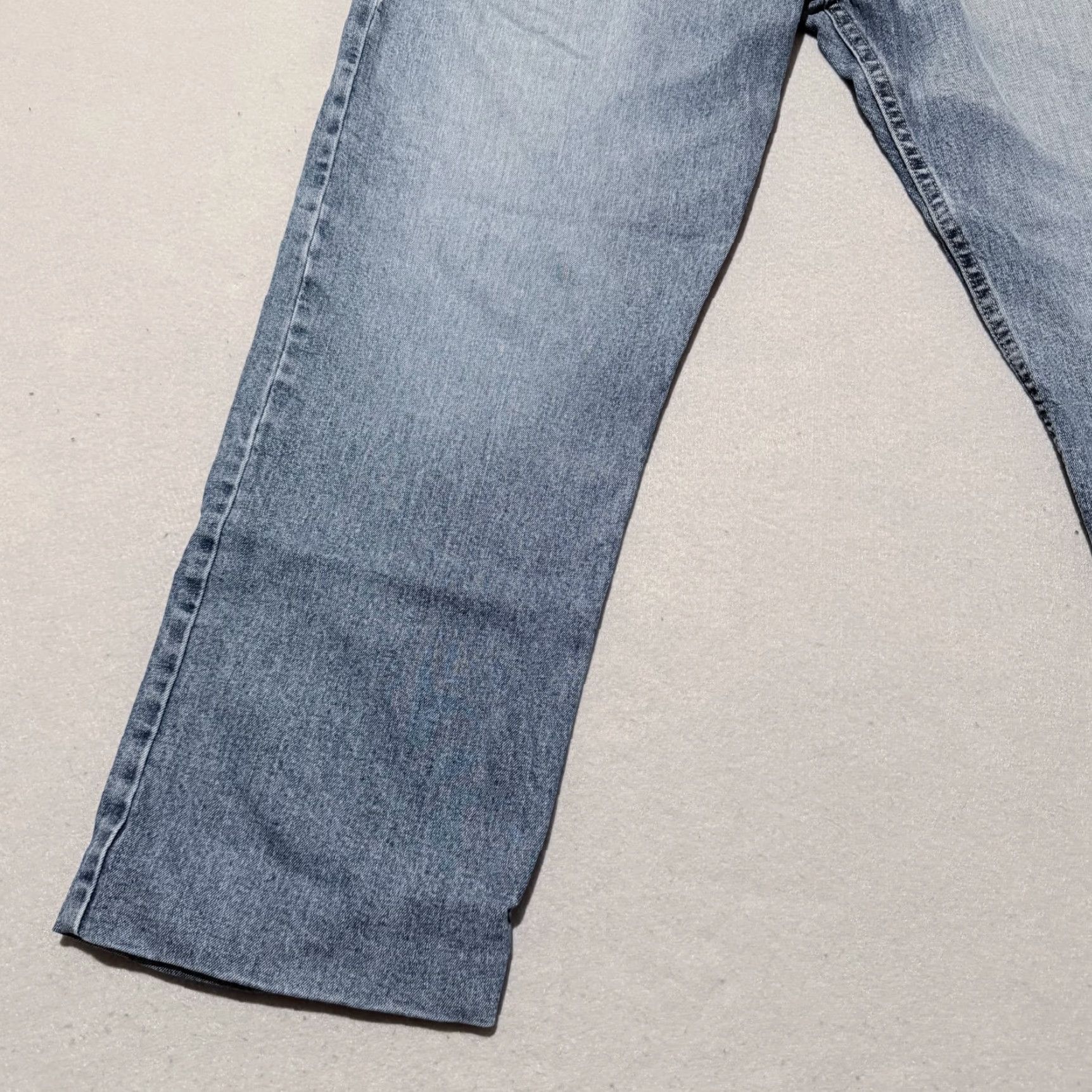 Wrangler Wrangler Jeans Denim Blue Mid Rise Relaxed Fit Straight - 36x27 Size US 36 / EU 52 - 5 Thumbnail