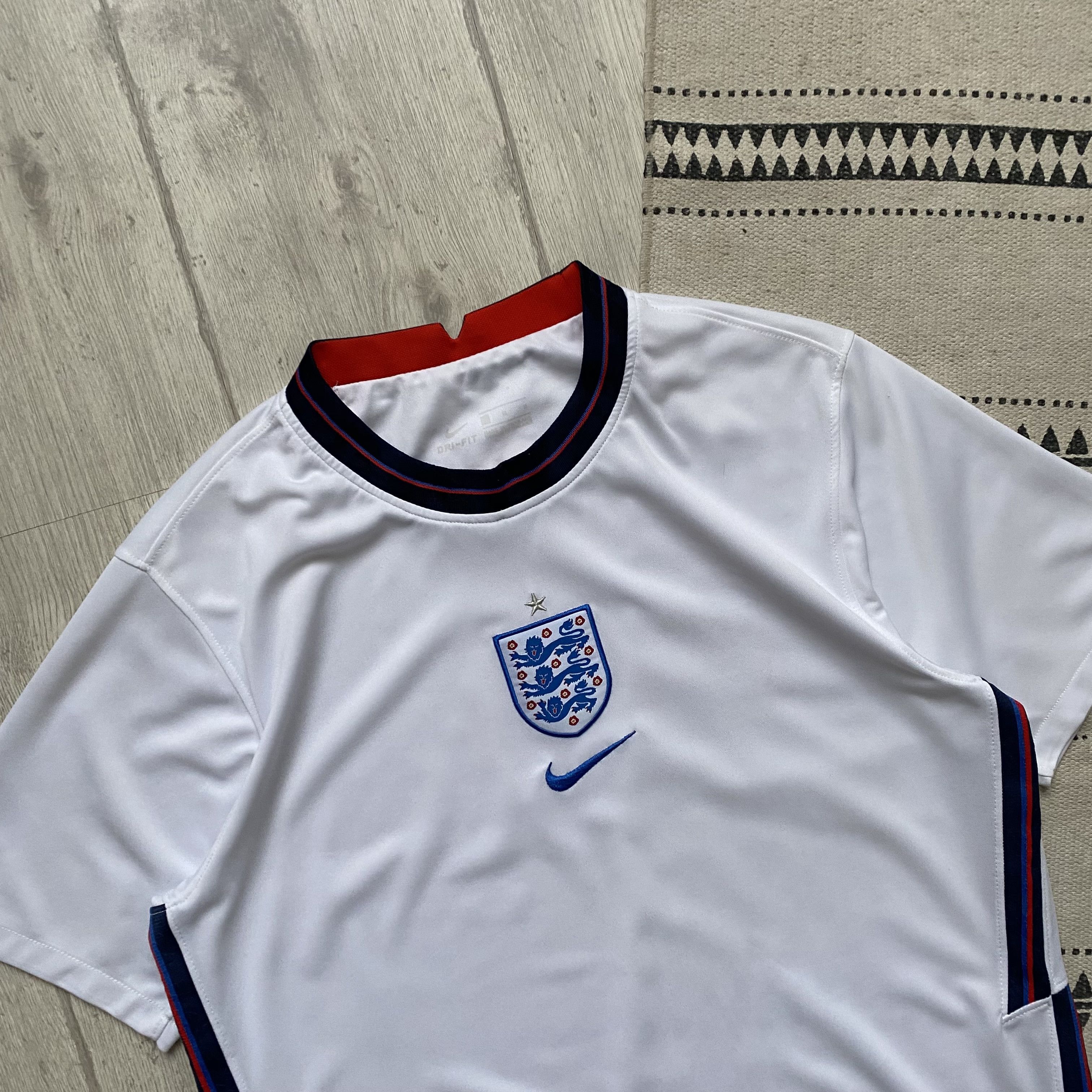 Nike ⚽️ Blockore Nike England Soccer jersey center logo Drill Size US M / EU 48-50 / 2 - 2 Thumbnail
