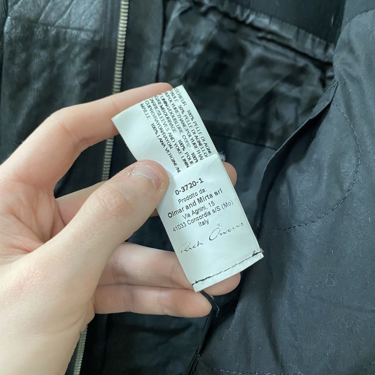 Rick Owens Rick Owens Jacket Leather Biker Style Size US S / EU 44-46 / 1 - 7 Thumbnail