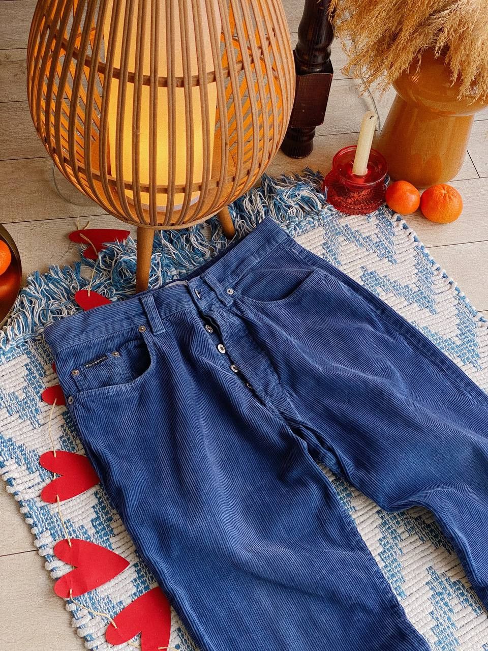 Dolce & Gabbana Dolce & Gabbana Jeans Corduroy Pants Blue Size US 36 / EU 52 - 2 Thumbnail