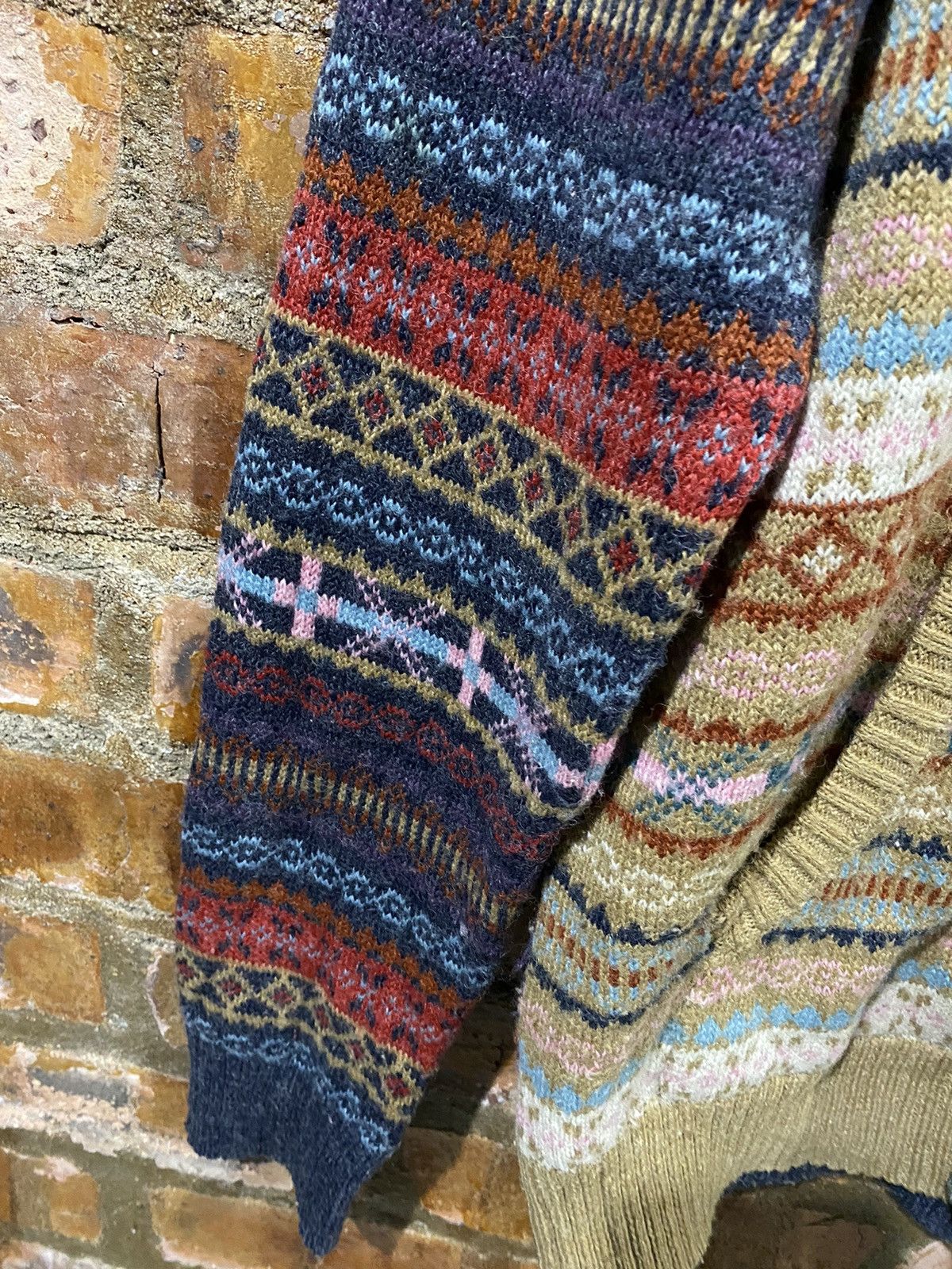 20471120 2000s 291295 = homme Multicolor wool cardigan kapital Size US M / EU 48-50 / 2 - 7 Thumbnail
