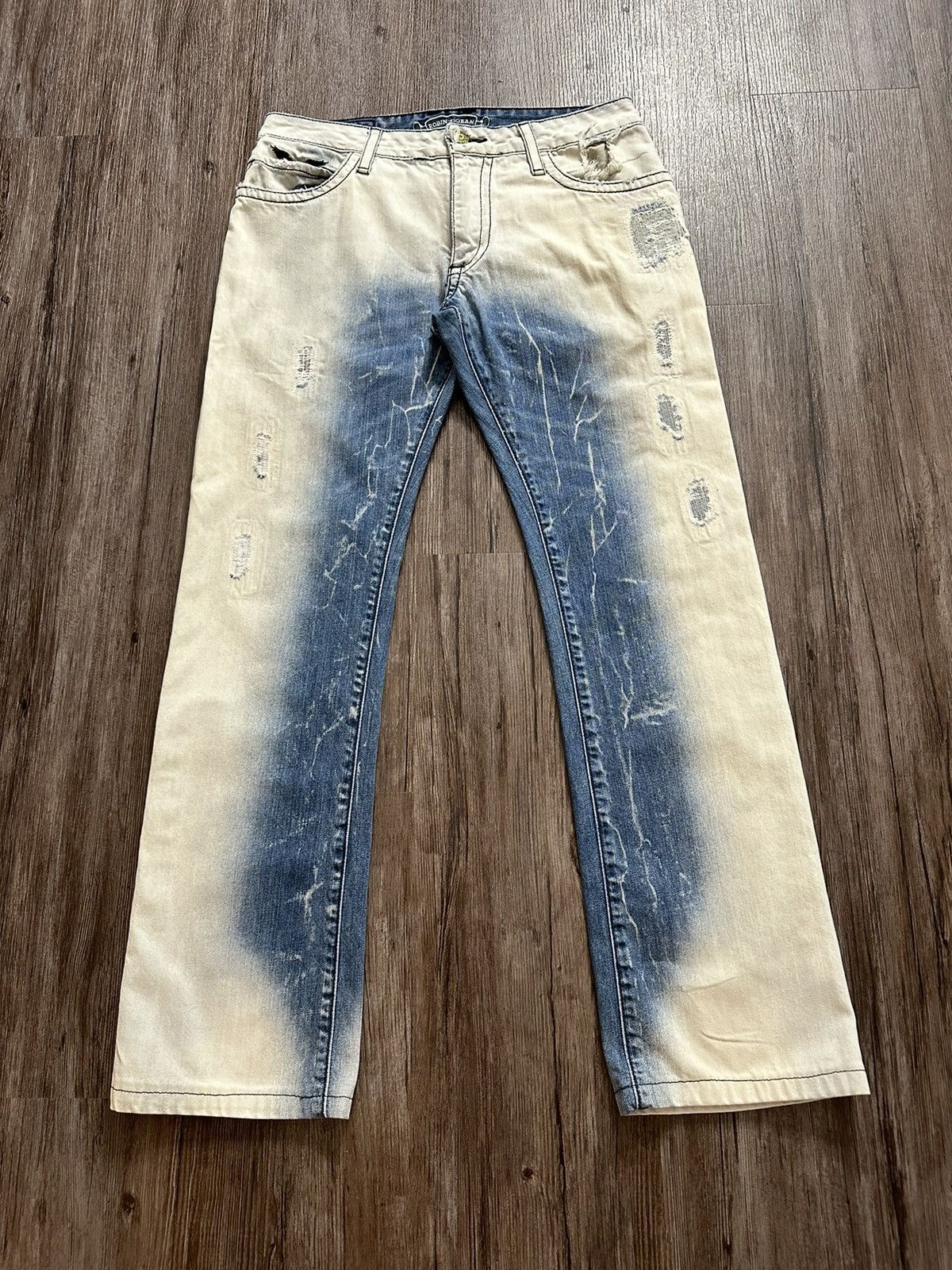 Robins Jeans 🔥Robin’s Jeans🔥 Bleached and Dyed Denim Jeans Size US 31 - 2 Thumbnail