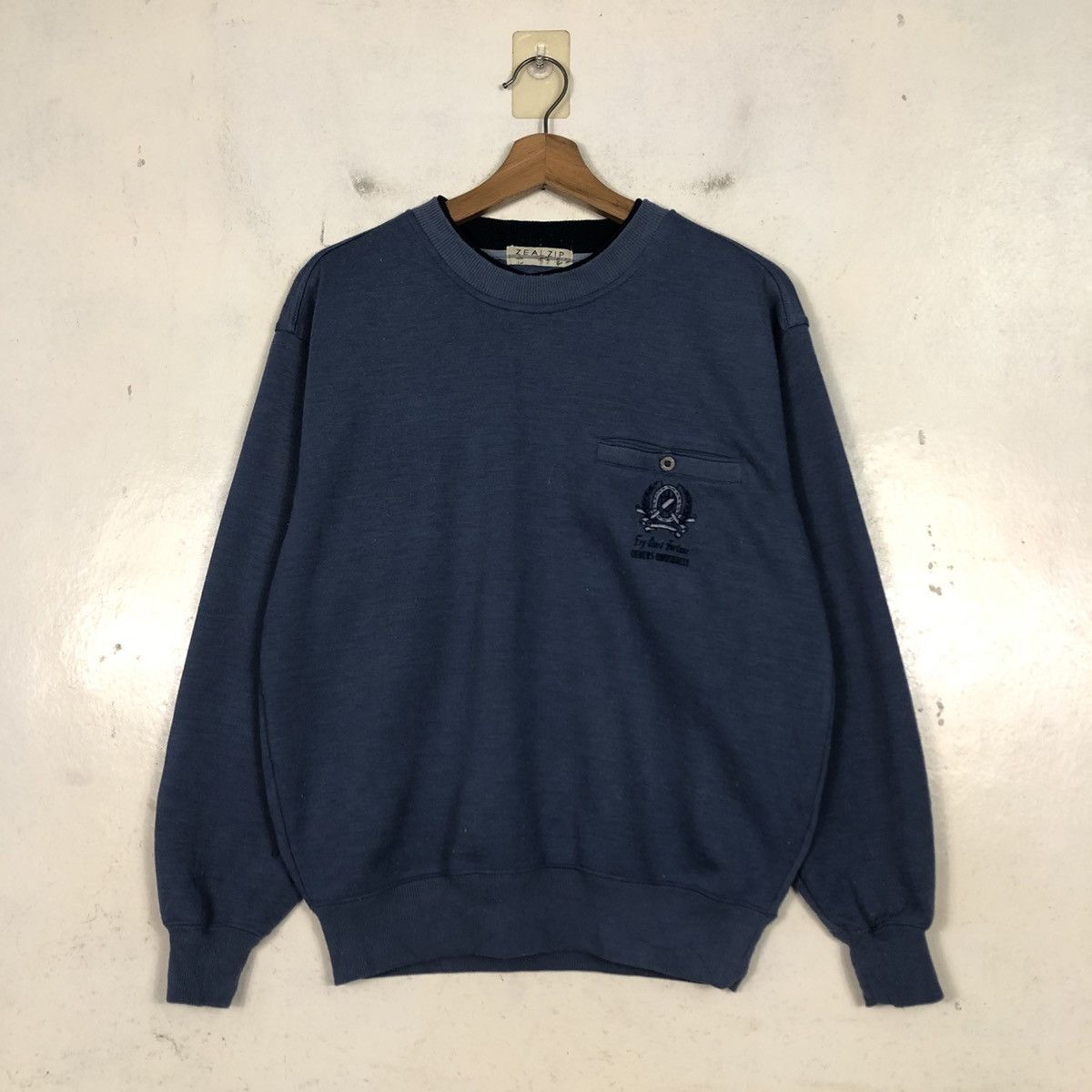 Japanese Brand 📌Vintage Sweatshirt Embroidery Zeal Zip Issey Miyake Size US M / EU 48-50 / 2 - 3 Thumbnail