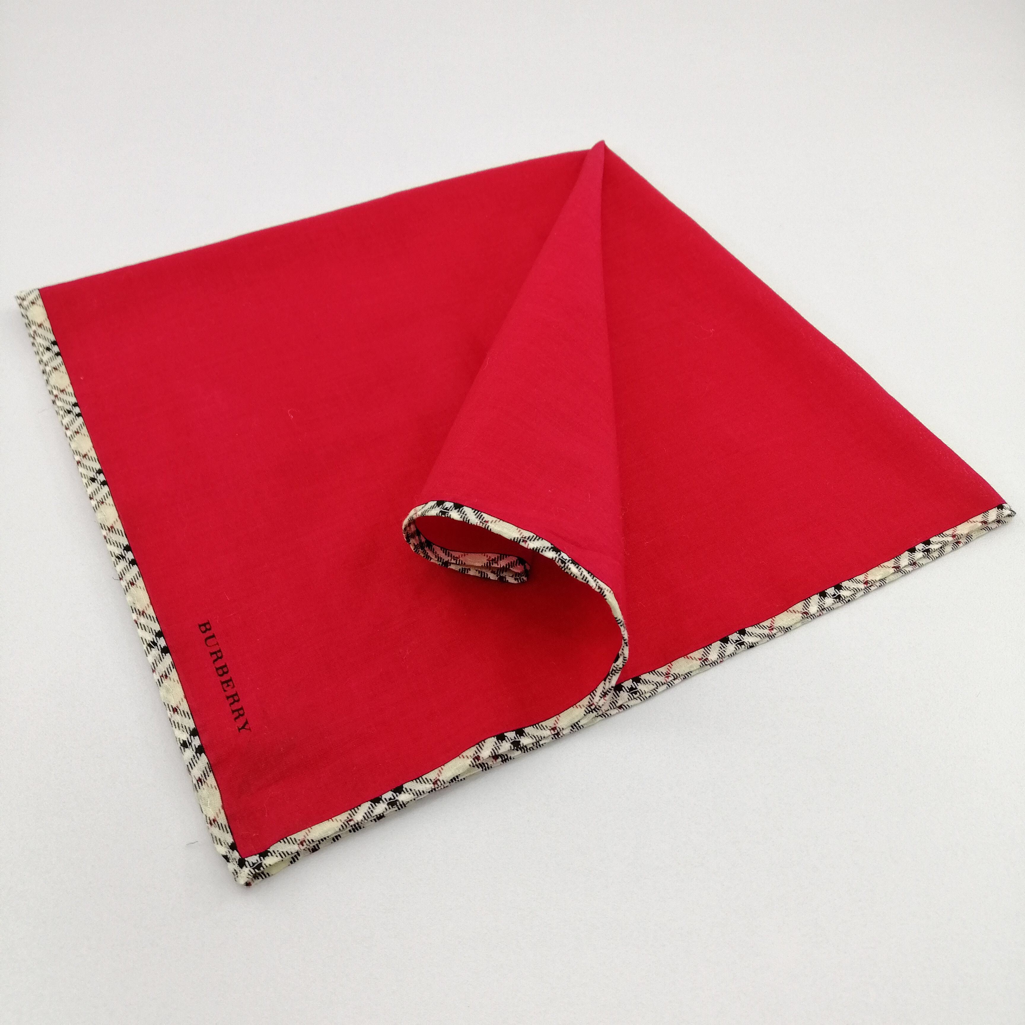 Burberry × Vintage Burberry Handkerchief/Neckerchief/Bandana-KD3071 Size ONE SIZE - 3 Thumbnail