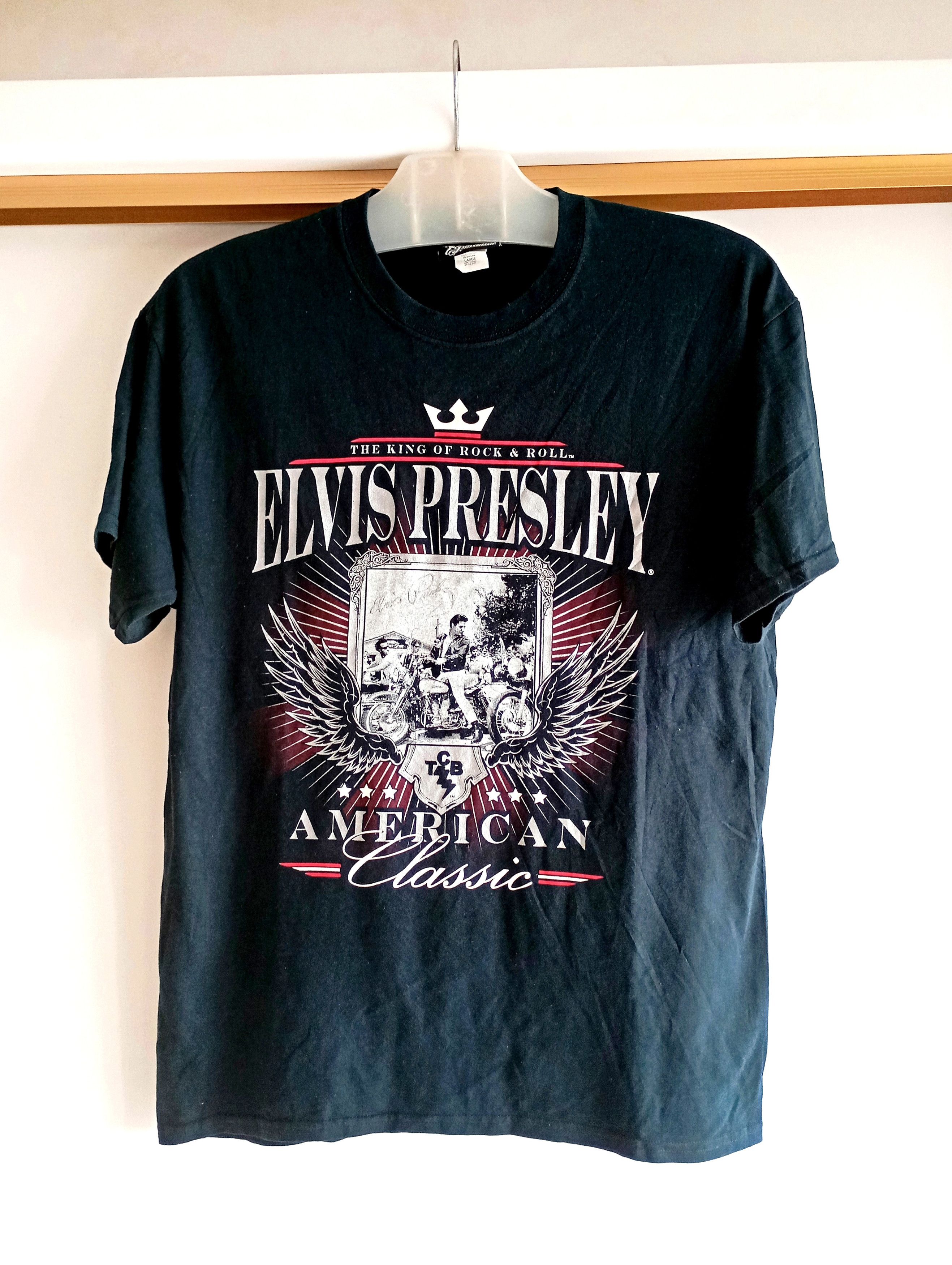 Band Tees Vintage Elvis Presley The King of Rock And Roll Tshirt Size US L / EU 52-54 / 3 - 1 Thumbnail