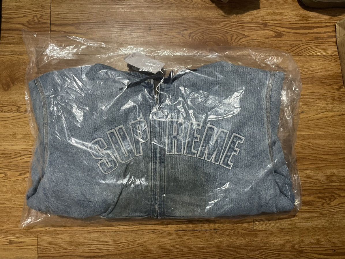 スケートボード Supreme Reflective Arc Hooded Work Supreme Reflective Arc Hooded Work Jacket (FW25) - $368