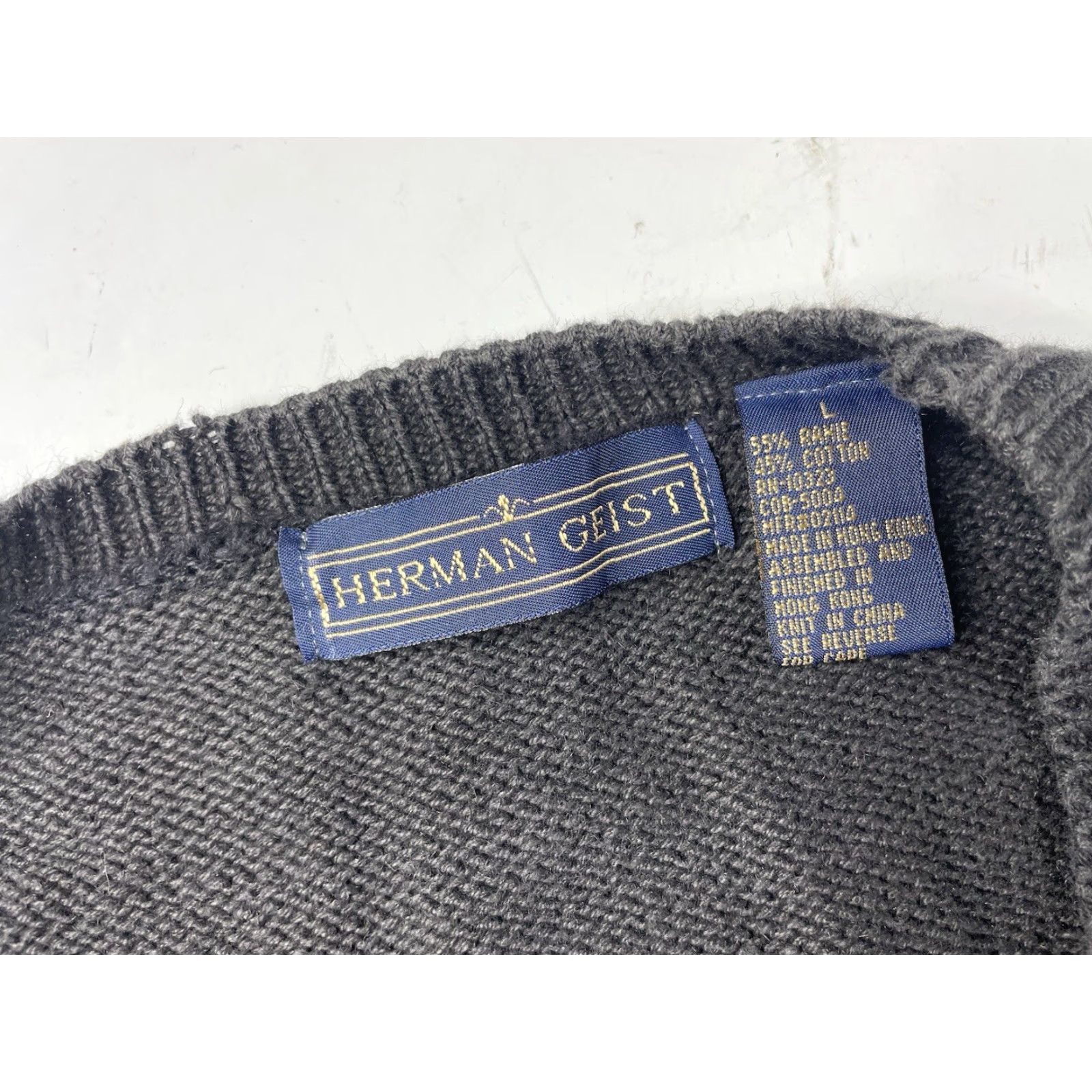 Vintage VINTAGE Herman Geist Black Christmas Knit Cardigan Sweater Womens Large L Cardigan Christmas Womens Size L / US 10 / IT 46 - 2 Thumbnail