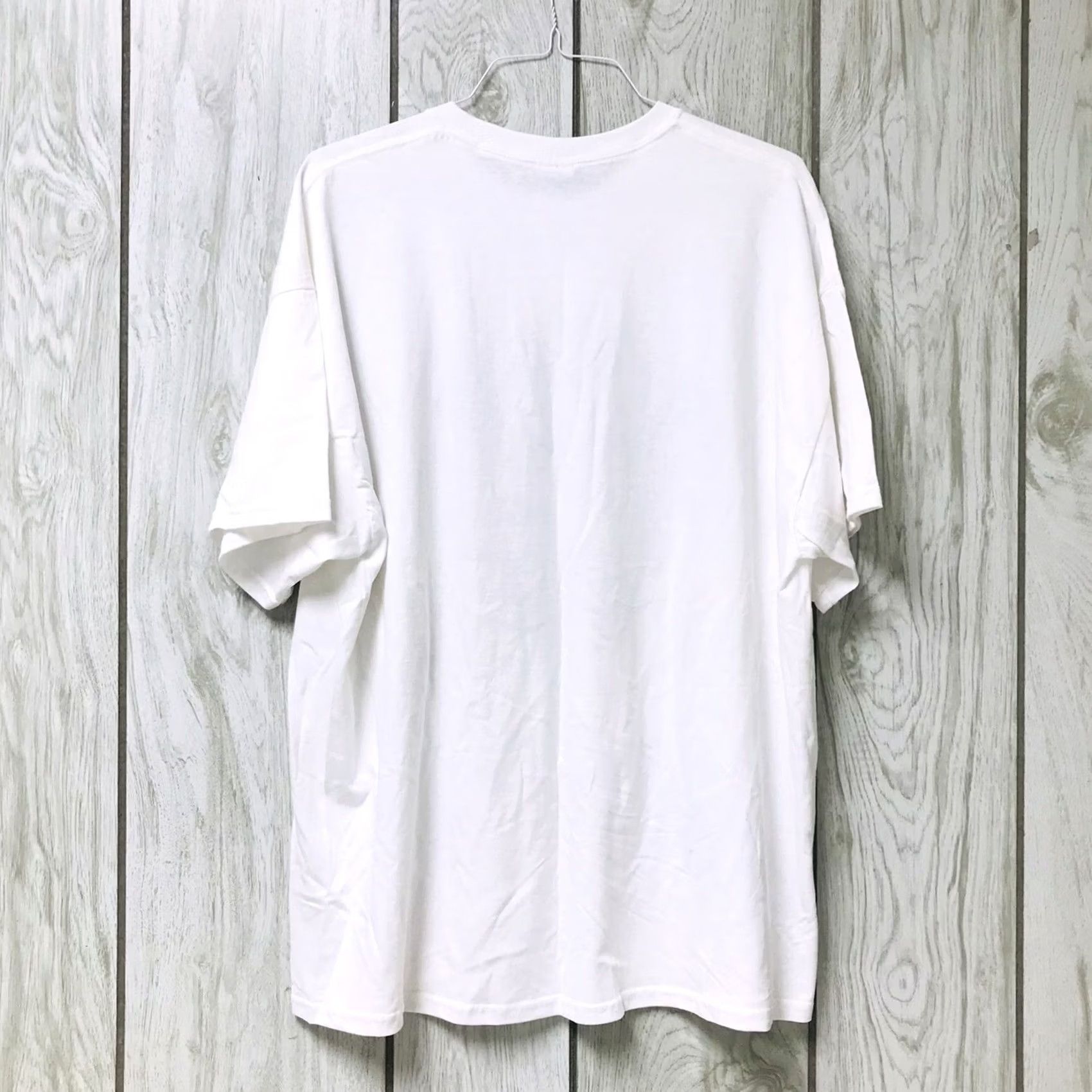 Gildan VINTAGE Gildan T-Shirt USA America 1776 Angel Wings Patriotic Graphic 2XL White Men Size US XXL / EU 58 / 5 - 2 Thumbnail