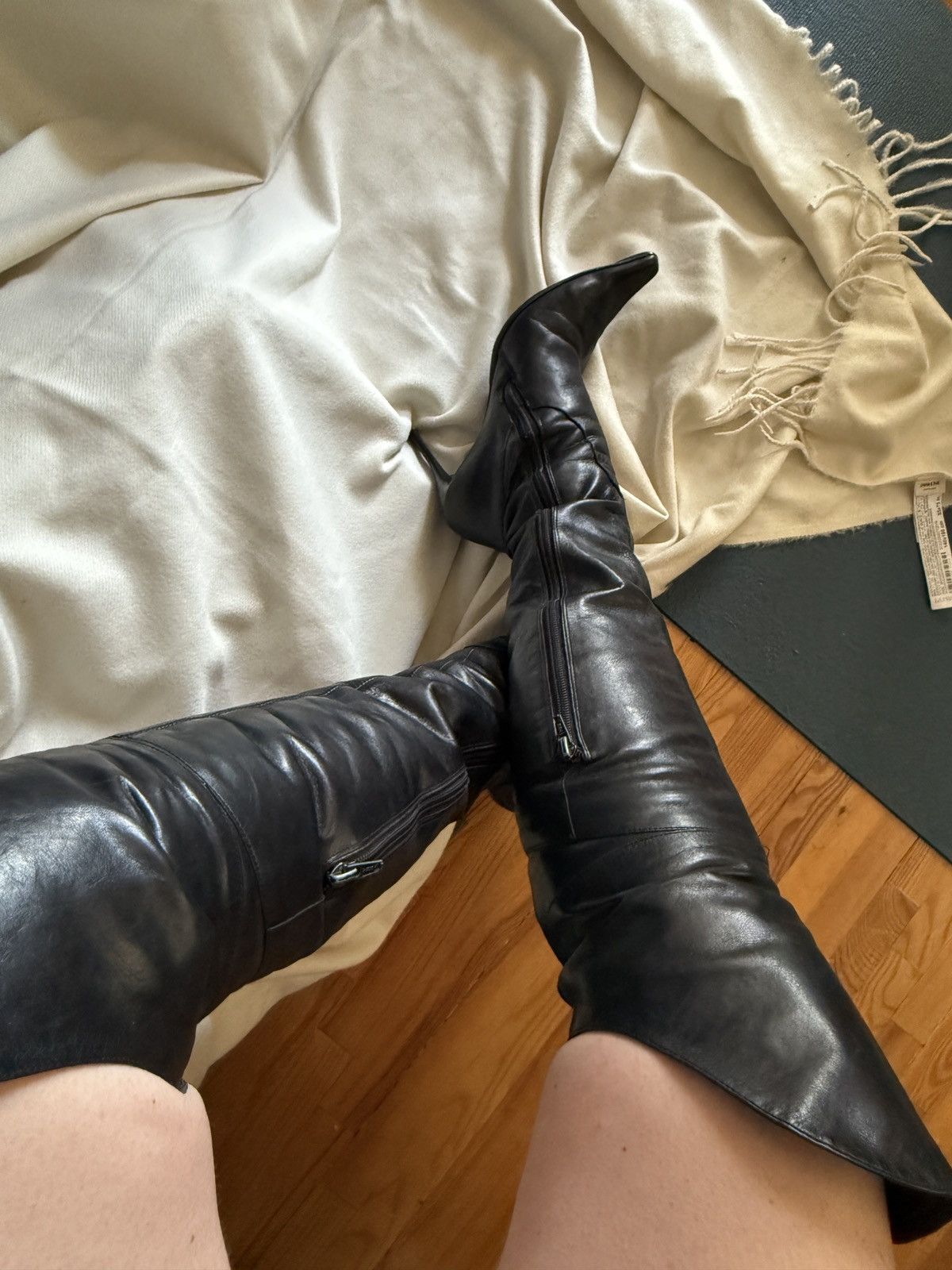 Bronx and Banco Bronx leather heels 38 eu Size US 7 / IT 37 - 1 Thumbnail