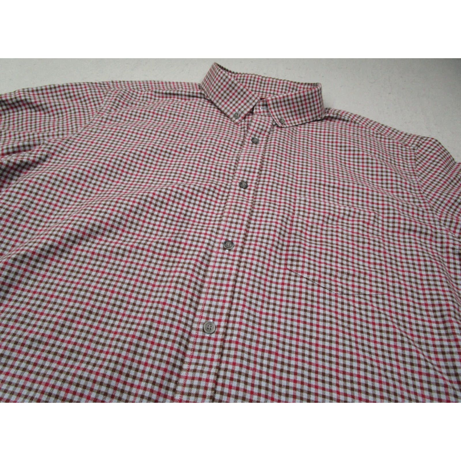 UNTUCKit UNTUCKit Shirt Mens 2XL XXL Red Check Flannel Button-Up Long Sleeve Vintage No (adapted constraints) Size US XXL / EU 58 / 5 - 2 Thumbnail