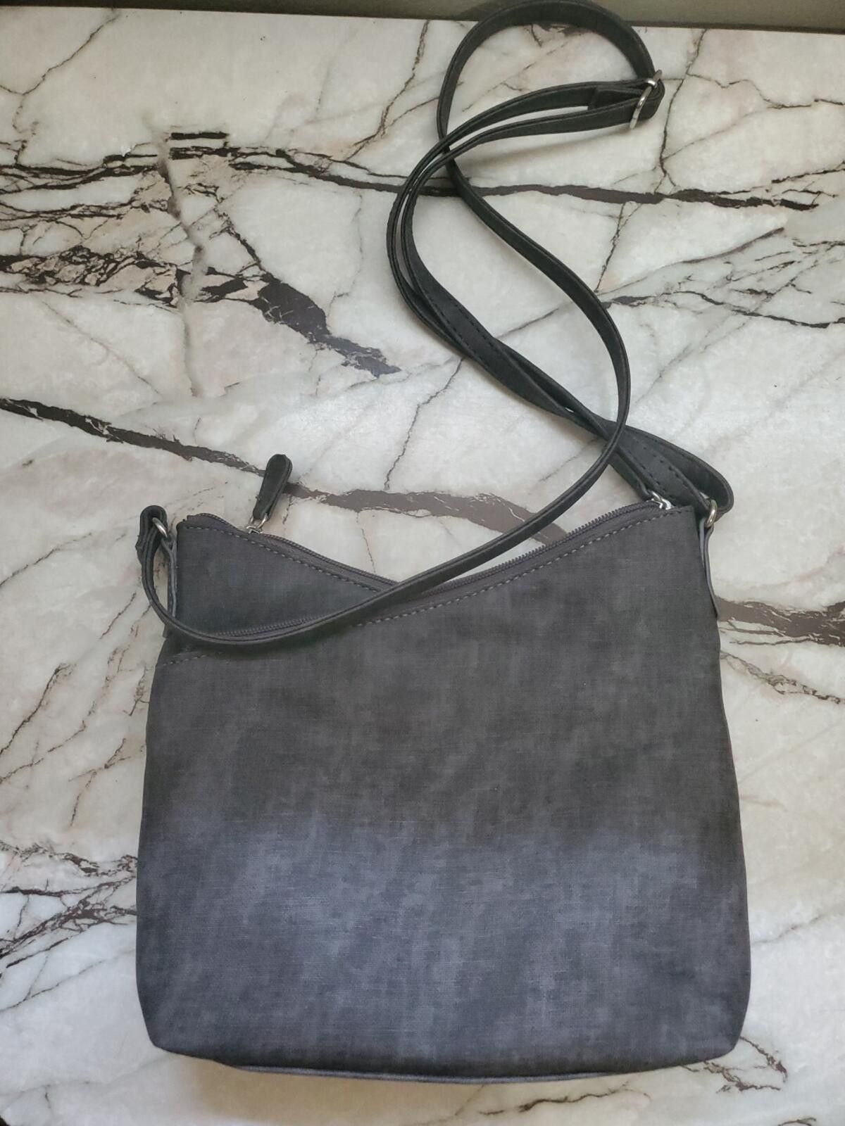 Other Multi-Sac Gray Faux Leather Silvertoned Hardware Purse Size ONE SIZE - 4 Thumbnail