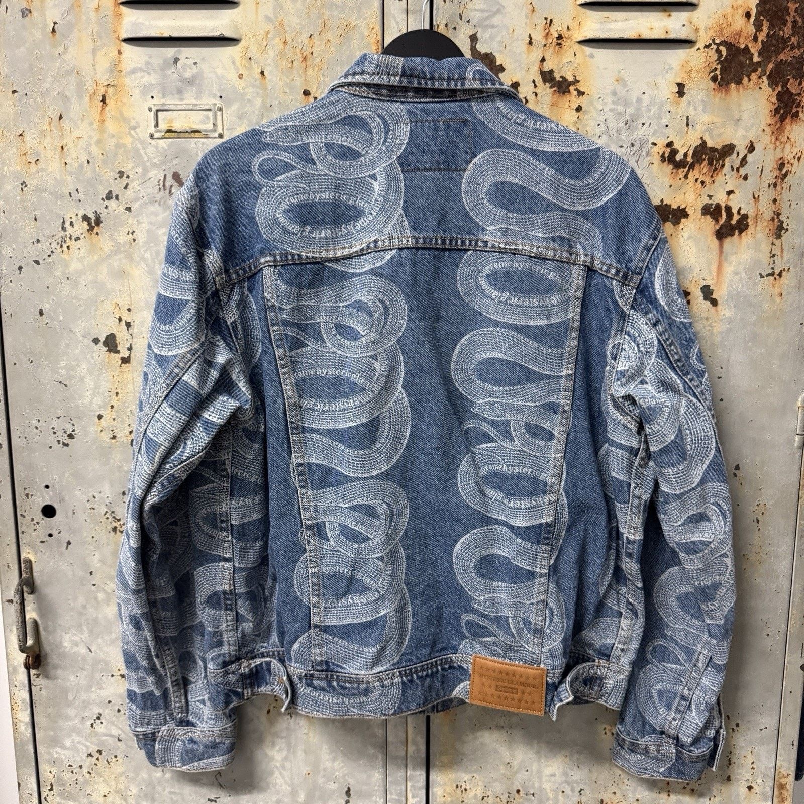 Supreme Hysteric Glamour Supreme Denim Snake Blue Medium Jacket Size US M / EU 48-50 / 2 - 5 Thumbnail