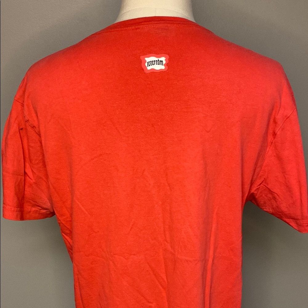 Icecream Icecream Graphic Print T-Shirt in Red Cotton (sz XL) Size US XL / EU 56 / 4 - 6 Thumbnail