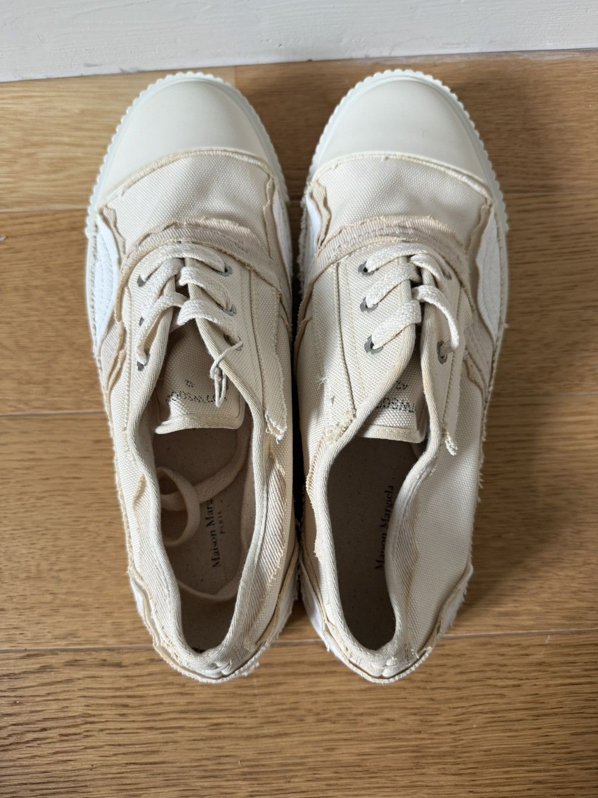 Maison Margiela Maison Margiela Inside Out canvas sneakers Size US 9 / EU 42 - 10 Thumbnail