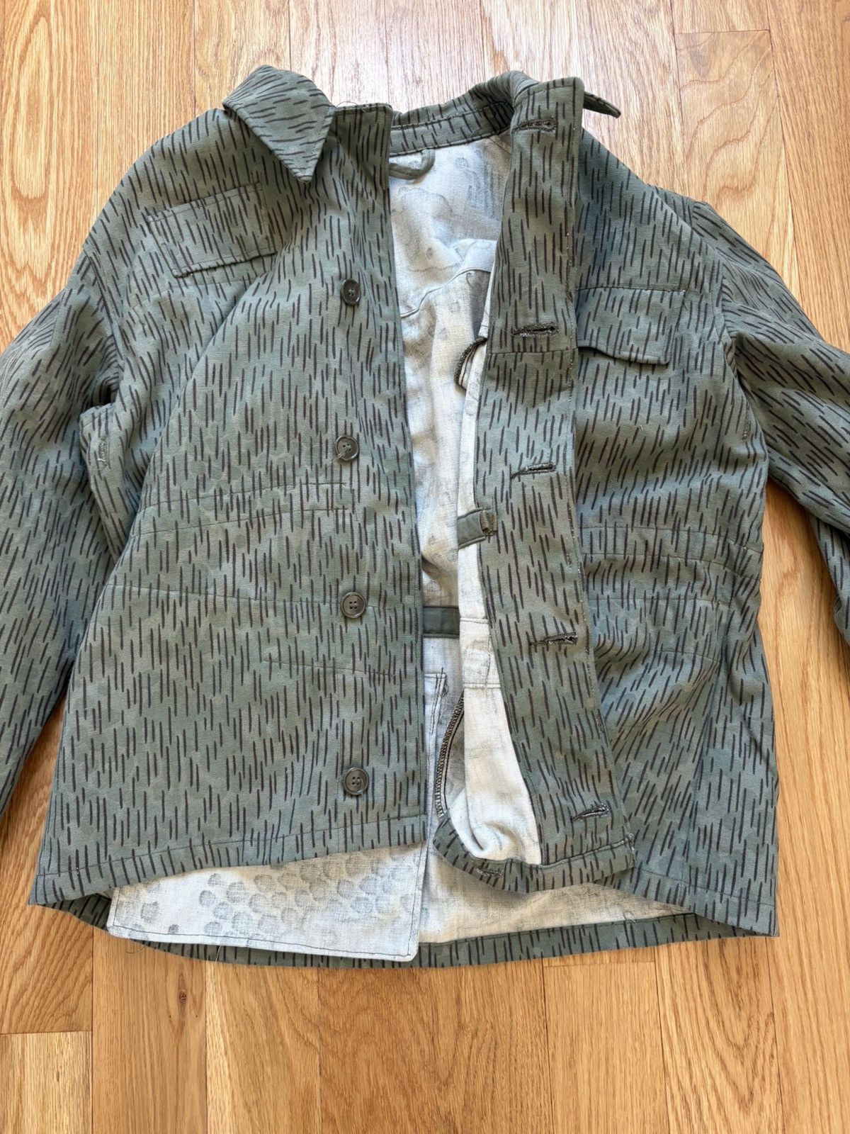 Other Czech Army VTG 70s 1973 Rain Camo Jacket Military Cargo M Size US M / EU 48-50 / 2 - 6 Thumbnail