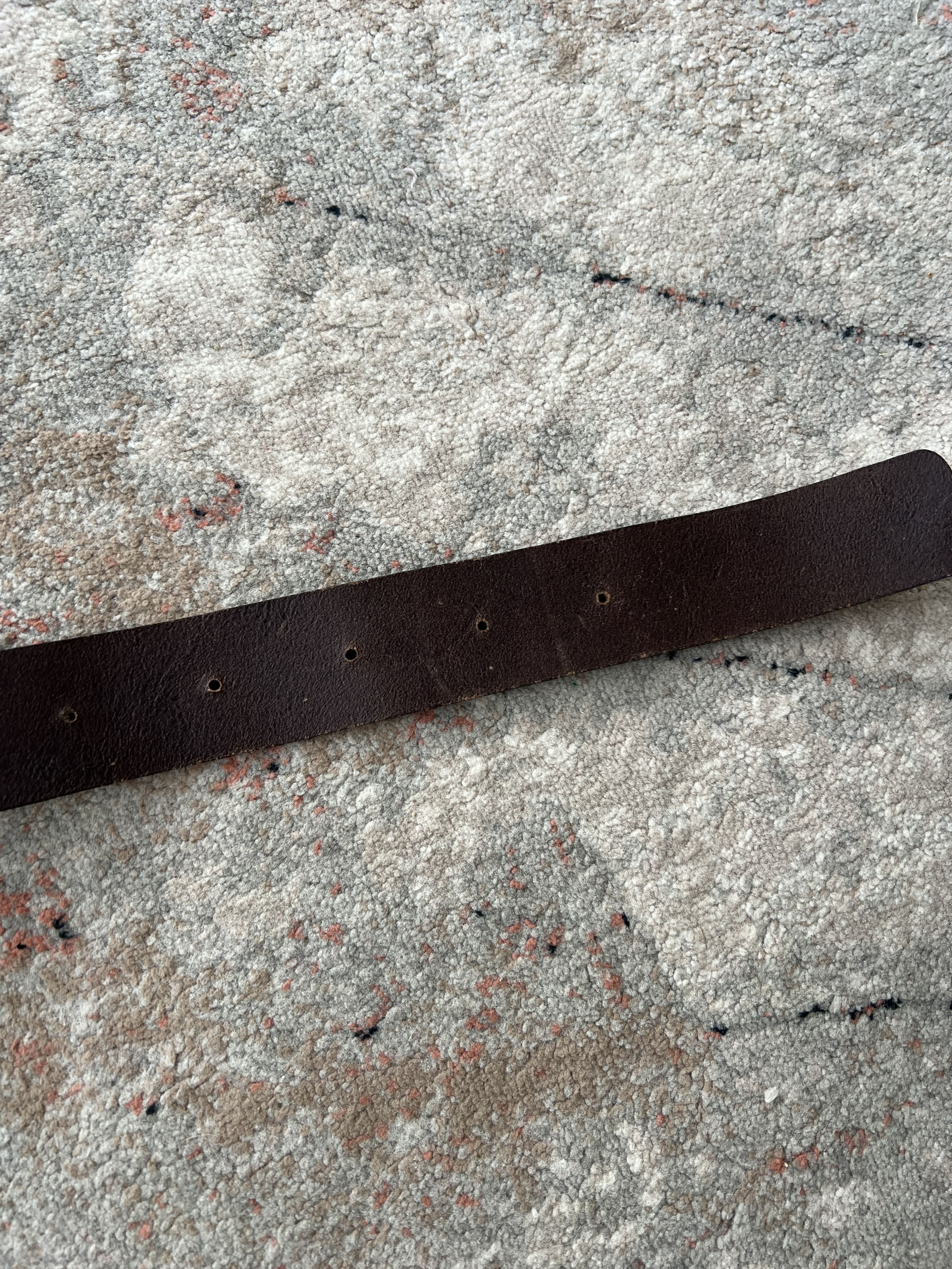Leather × Vintage Vintage Buffalo Leather Belt Size ONE SIZE - 5 Thumbnail