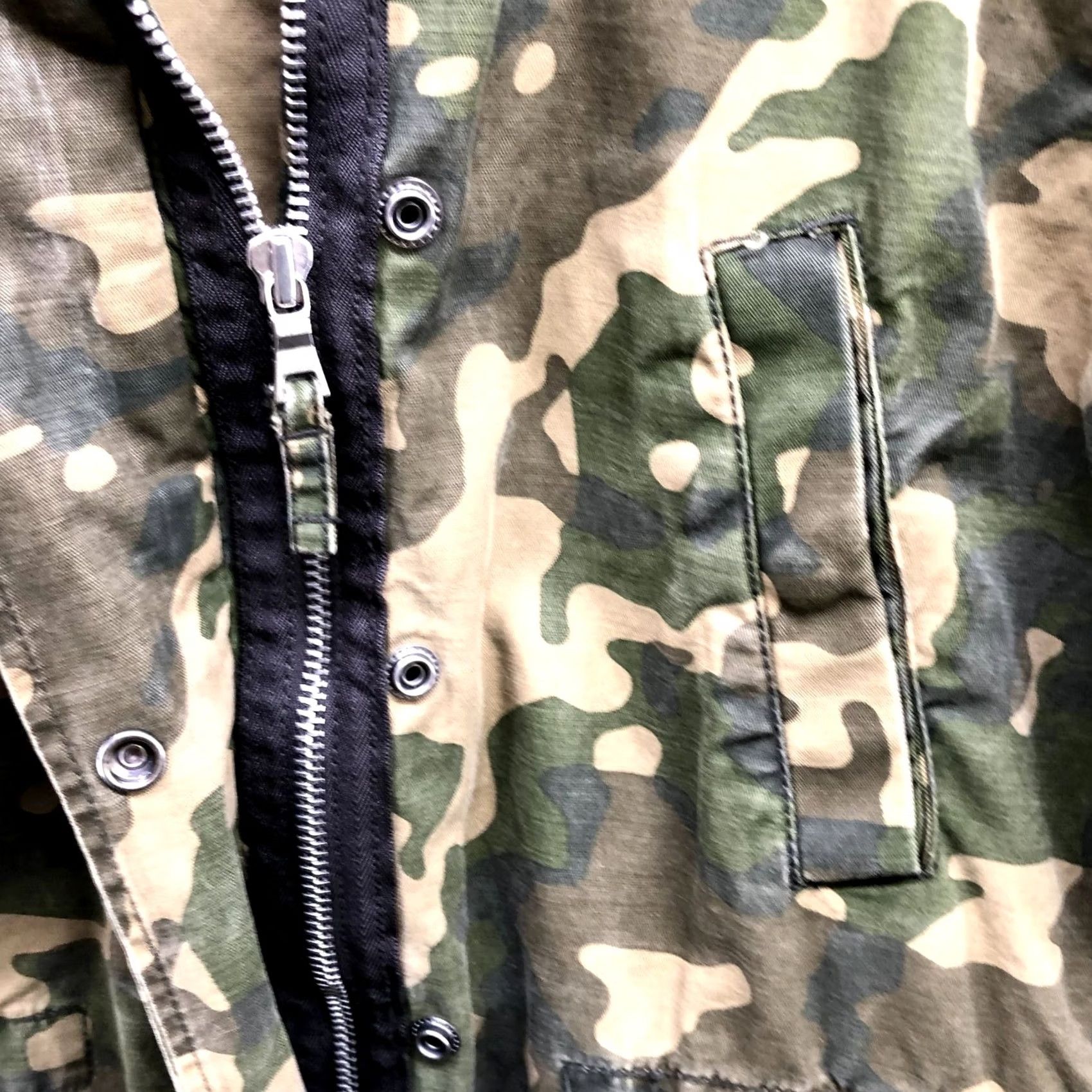 Gap GAP Camo Utility Jacket Womens XS Outdoors Canvas Mid Length Size XS / US 0-2 / IT 36-38 - 6 Thumbnail