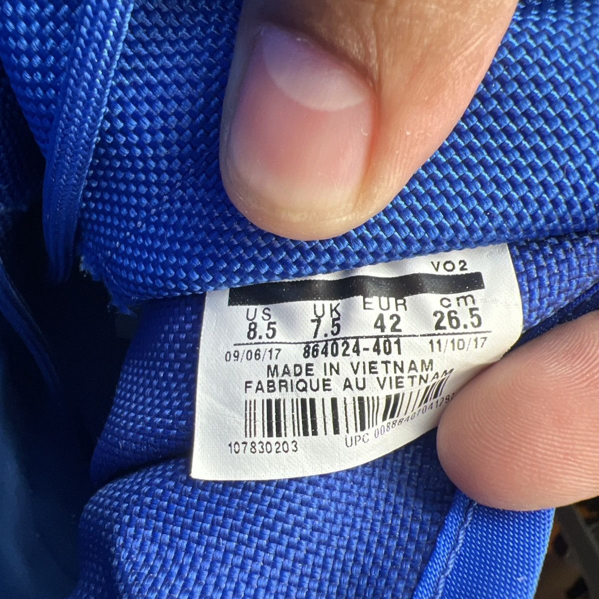 Nike Sf Air Force 1 game royal Size US 8.5 / EU 41-42 - 9 Thumbnail