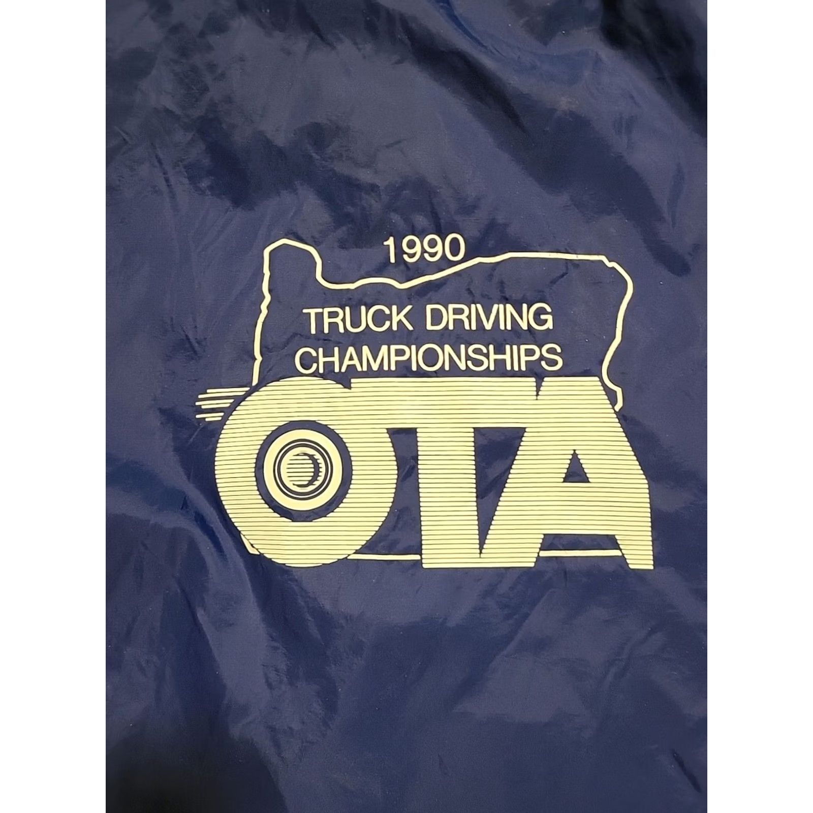 Dunbrooke VINTAGE 1990s Dunbrooke pla'jac Truck Driving Windbreaker Jacket XL Blue 48"-50" Adult Mens Size US XL / EU 56 / 4 - 2 Thumbnail